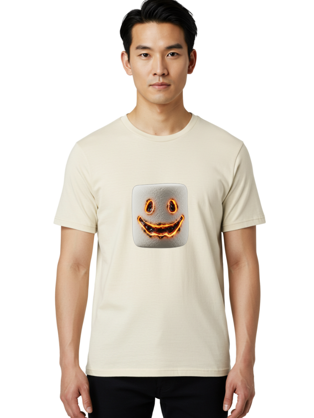 Smiling-Marshmallow Men'S Graphic Tee, 100% Cotton, Comfortable Casual Summer Wear, Machine Washable, Vintage Camera, Old Camera, Antique Camera, Black Camera, Classic Photography, Photography Equipment, Nostalgic Device, Film Camera, Ban540