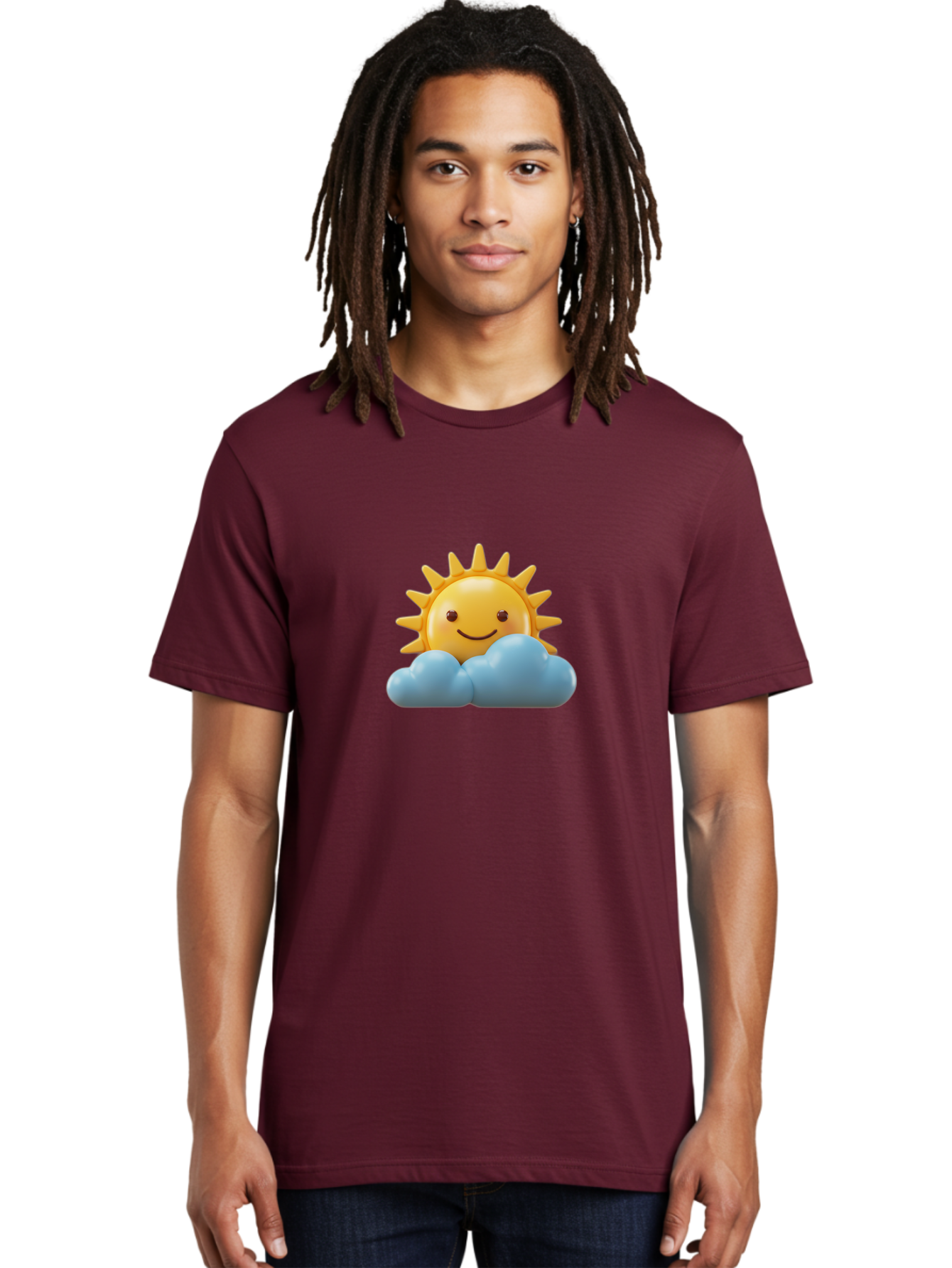 Smiling-Sun-Behind-Clouds Men'S Graphic Tee, 100% Cotton, Comfortable Casual Summer Wear, Machine Washable, Vintage Camera, Old Camera, Antique Camera, Black Camera, Classic Photography, Photography Equipment, Nostalgic Device, Film Camera, Ban544
