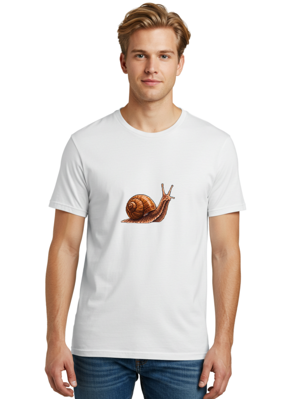 Snail-3 Men'S Graphic Tee, 100% Cotton, Comfortable Casual Summer Wear, Machine Washable, Vintage Camera, Old Camera, Antique Camera, Black Camera, Classic Photography, Photography Equipment, Nostalgic Device, Film Camera, Camera Art Ban551