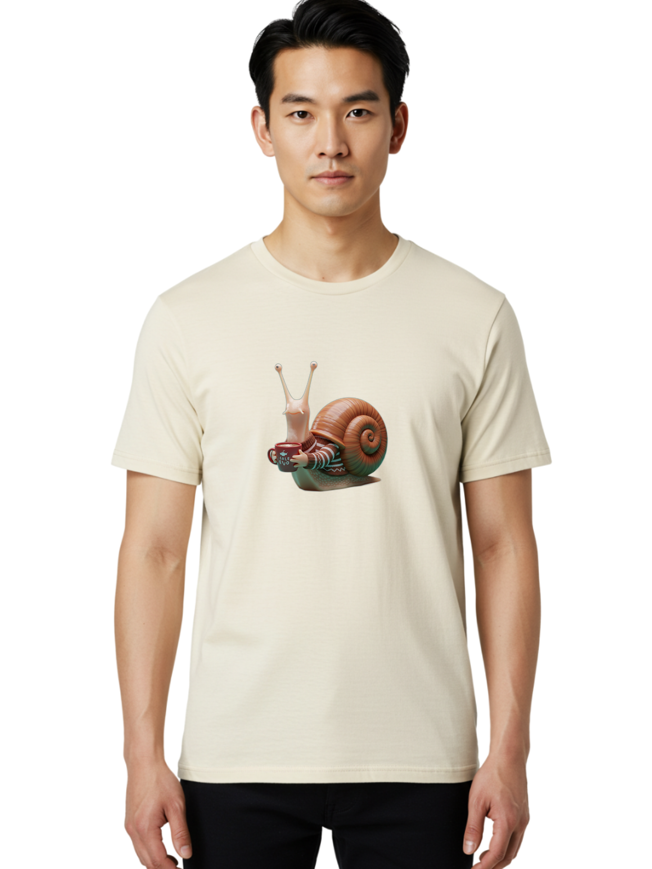Snail-Cafe-Evo Men'S Graphic Tee, 100% Cotton, Comfortable Casual Summer Wear, Machine Washable, Vintage Camera, Old Camera, Antique Camera, Black Camera, Classic Photography, Photography Equipment, Nostalgic Device, Film Camera, Camera Art Ban554