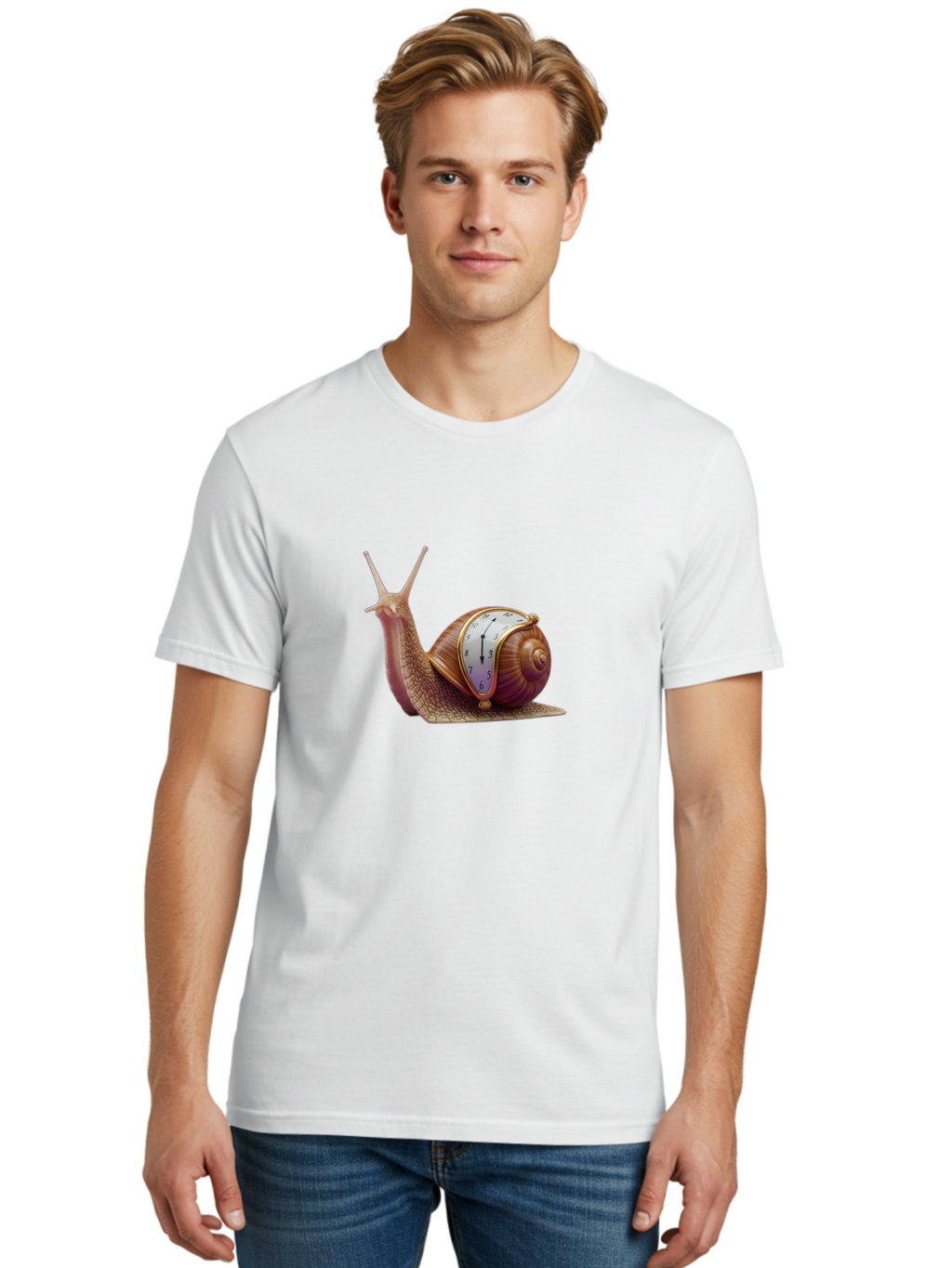 Snail-Clock Men'S Graphic Tee, 100% Cotton, Comfortable Casual Summer Wear, Machine Washable, Vintage Camera, Old Camera, Antique Camera, Black Camera, Classic Photography, Photography Equipment, Nostalgic Device, Film Camera, Camera Art Ban556