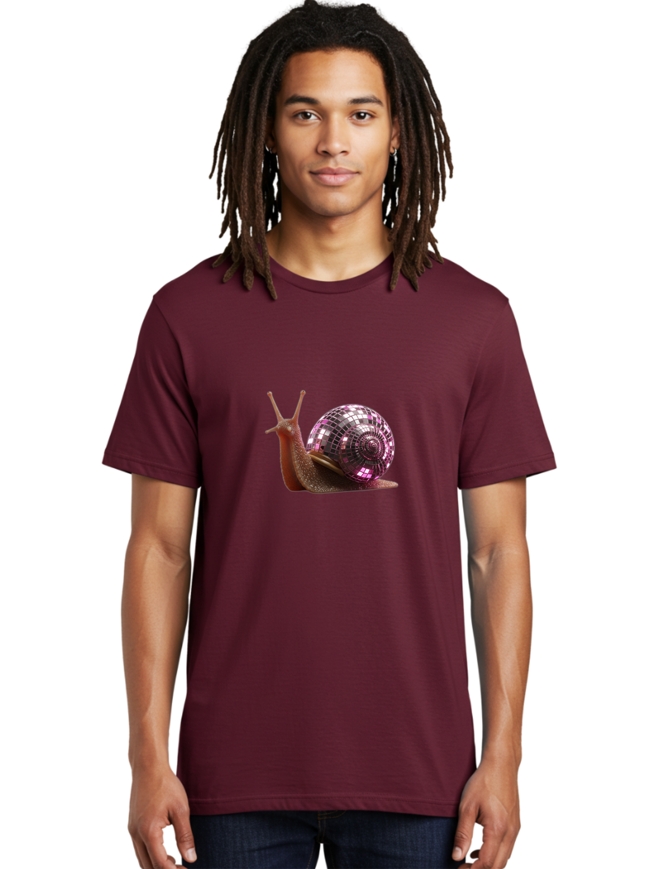 Snail-Disco-Ball-Shell Men'S Graphic Tee, 100% Cotton, Comfortable Casual Summer Wear, Machine Washable, Vintage Camera, Old Camera, Antique Camera, Black Camera, Classic Photography, Photography Equipment, Nostalgic Device, Film Camera, Ban557