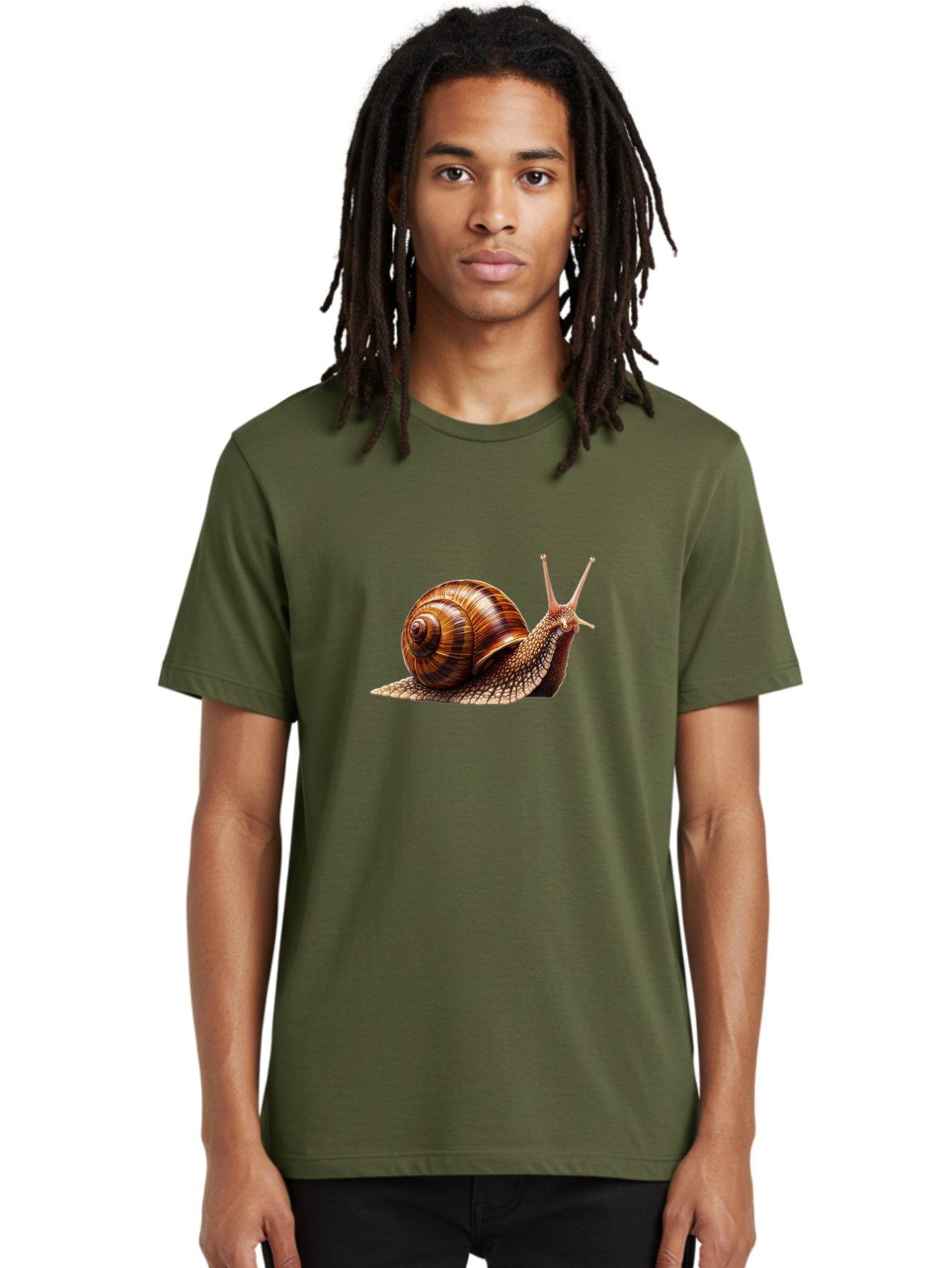 Snail-Illustration Men'S Graphic Tee, 100% Cotton, Comfortable Casual Summer Wear, Machine Washable, Vintage Camera, Old Camera, Antique Camera, Black Camera, Classic Photography, Photography Equipment, Nostalgic Device, Film Camera, Ban559