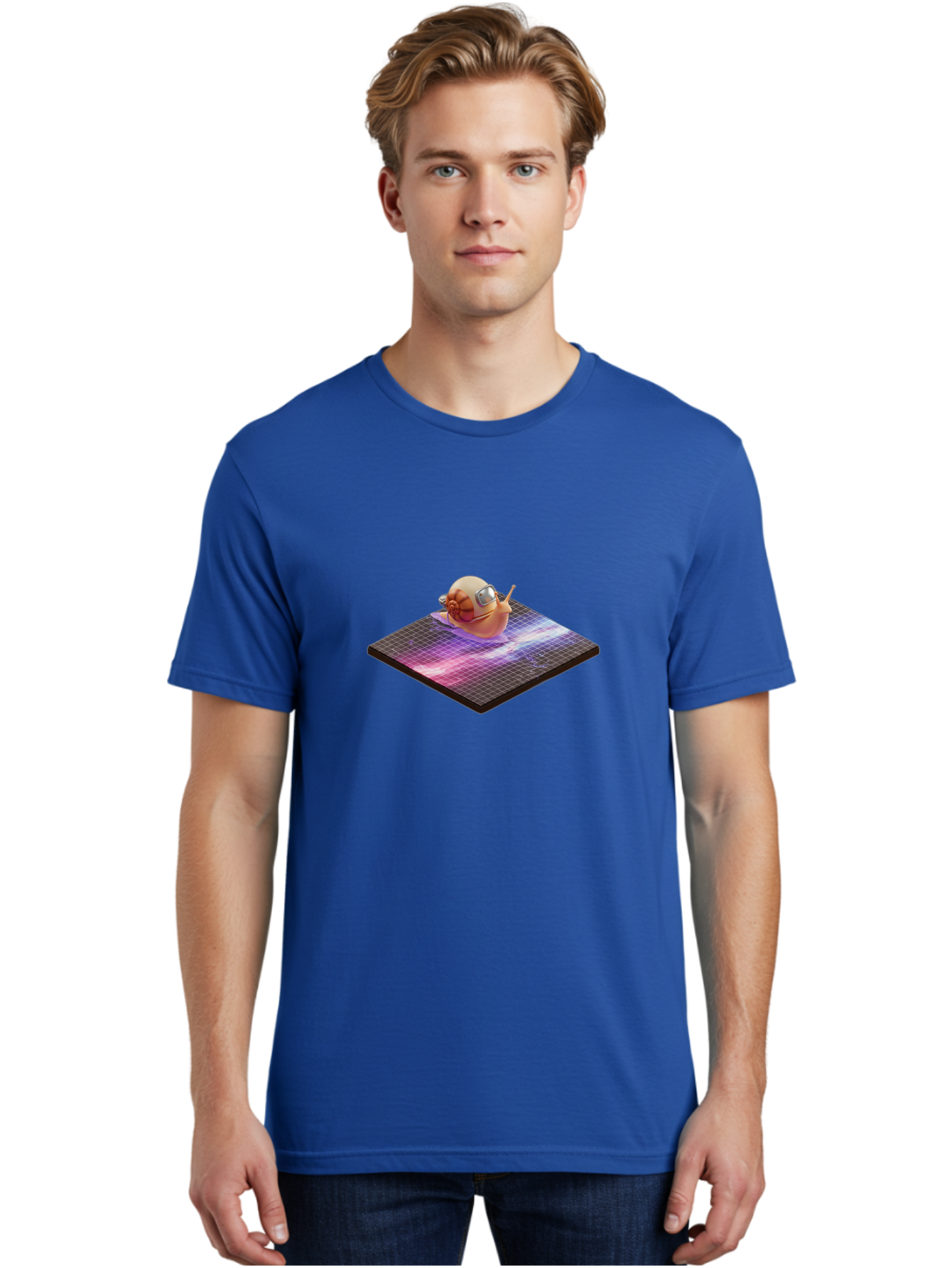 Snail-On-Grid Men'S Graphic Tee, 100% Cotton, Comfortable Casual Summer Wear, Machine Washable, Vintage Camera, Old Camera, Antique Camera, Black Camera, Classic Photography, Photography Equipment, Nostalgic Device, Film Camera, Camera Art Ban560