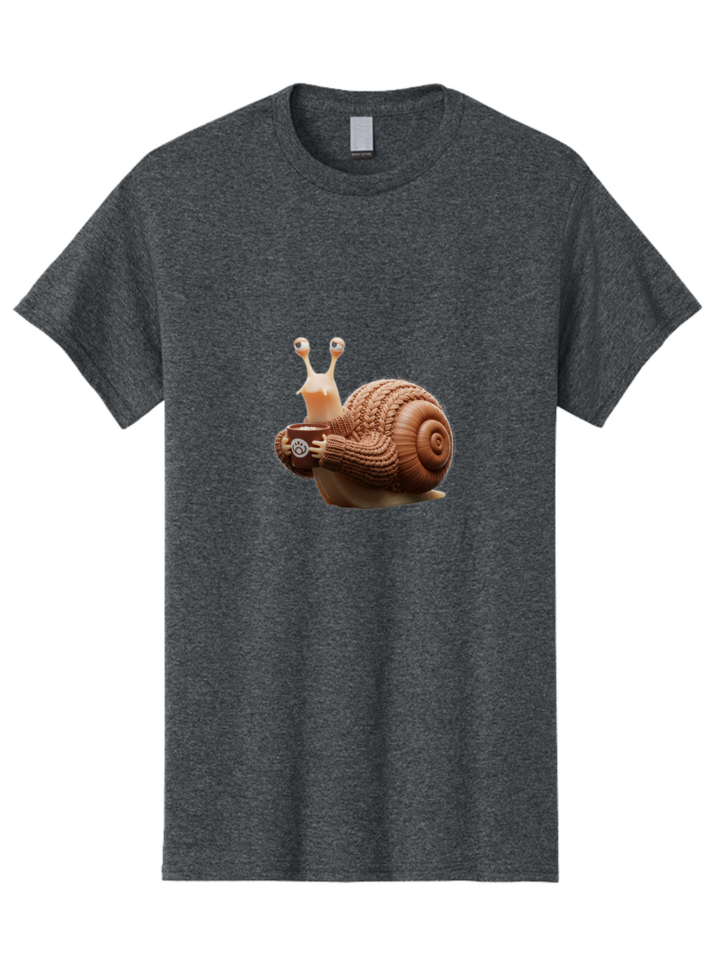 Snail-Sipping-Coffee Men'S Graphic Tee, 100% Cotton, Comfortable Casual Summer Wear, Machine Washable, Vintage Camera, Old Camera, Antique Camera, Black Camera, Classic Photography, Photography Equipment, Nostalgic Device, Film Camera, Ban561