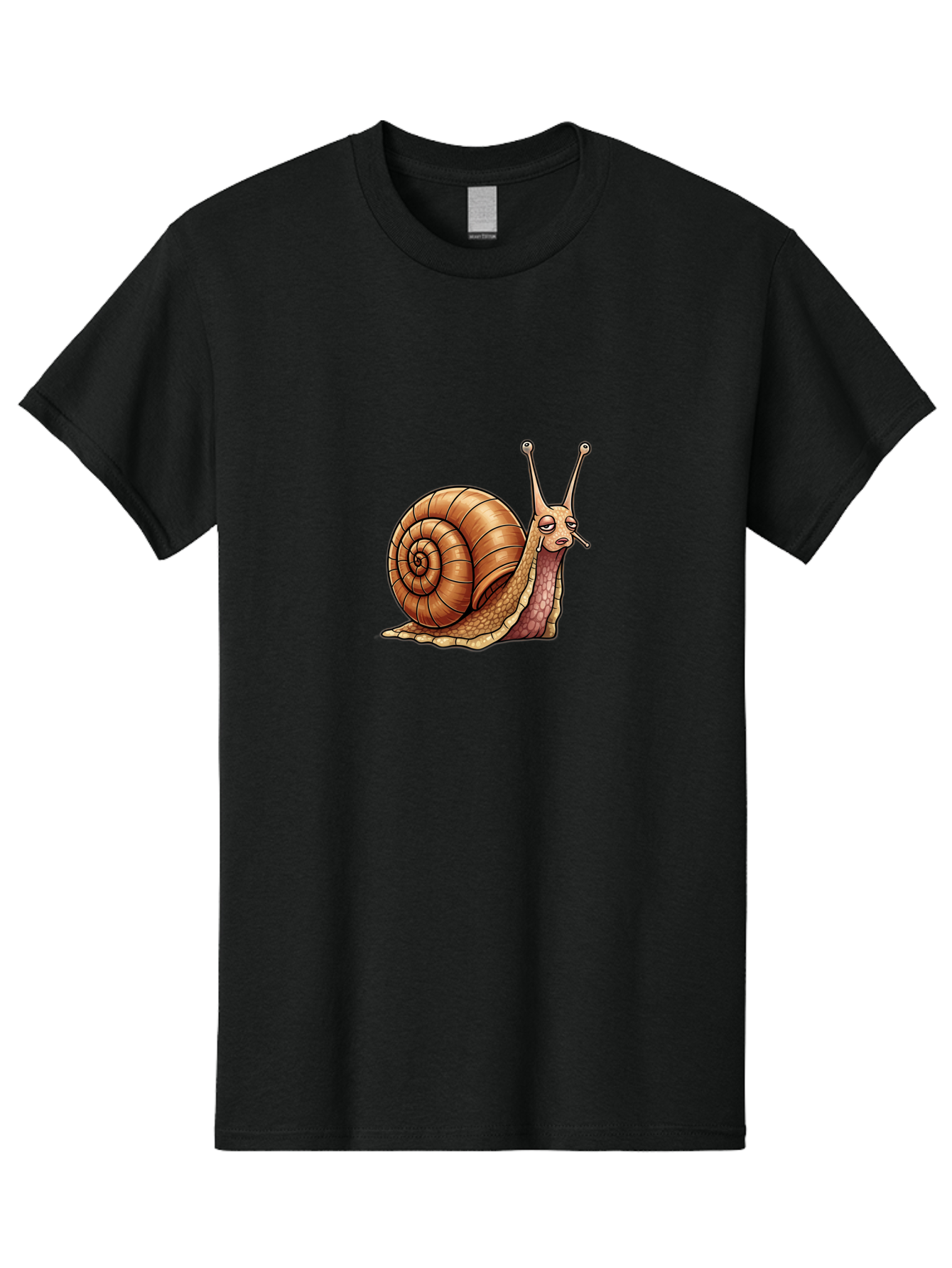 Snail-Smoking-1 Men'S Graphic Tee, 100% Cotton, Comfortable Casual Summer Wear, Machine Washable, Vintage Camera, Old Camera, Antique Camera, Black Camera, Classic Photography, Photography Equipment, Nostalgic Device, Film Camera, Camera Art Ban562