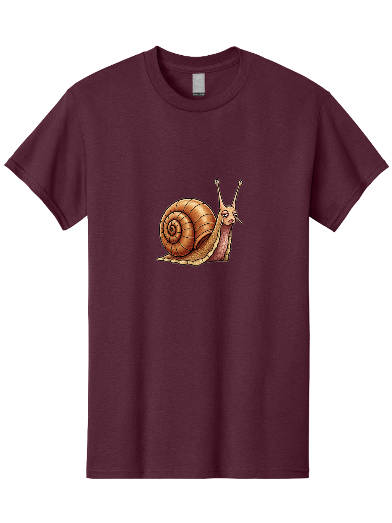 Snail-Smoking-1 Men'S Graphic Tee, 100% Cotton, Comfortable Casual Summer Wear, Machine Washable, Vintage Camera, Old Camera, Antique Camera, Black Camera, Classic Photography, Photography Equipment, Nostalgic Device, Film Camera, Camera Art Ban562