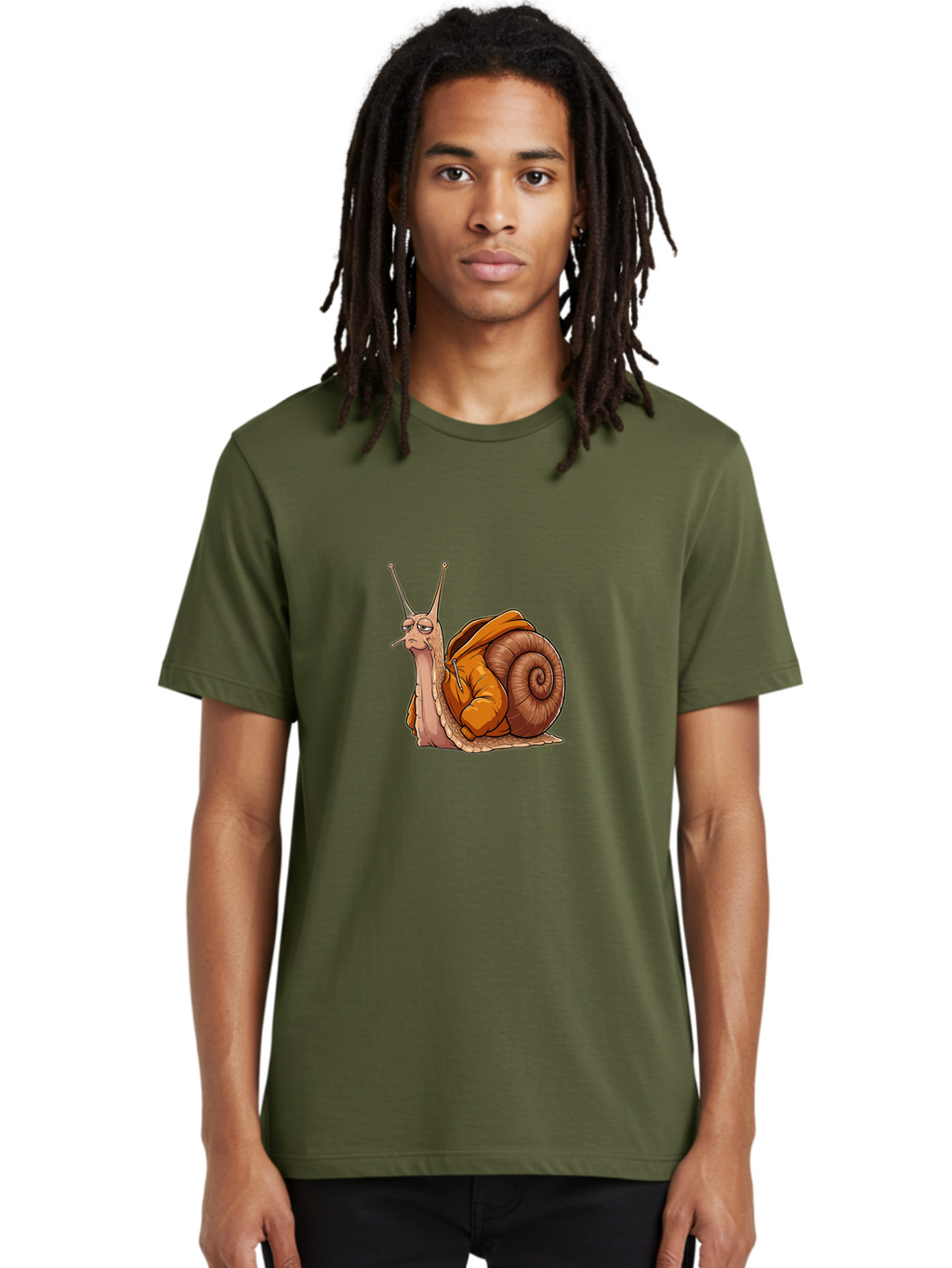 Snail-Smoking Men'S Graphic Tee, 100% Cotton, Comfortable Casual Summer Wear, Machine Washable, Vintage Camera, Old Camera, Antique Camera, Black Camera, Classic Photography, Photography Equipment, Nostalgic Device, Film Camera, Camera Art Ban563