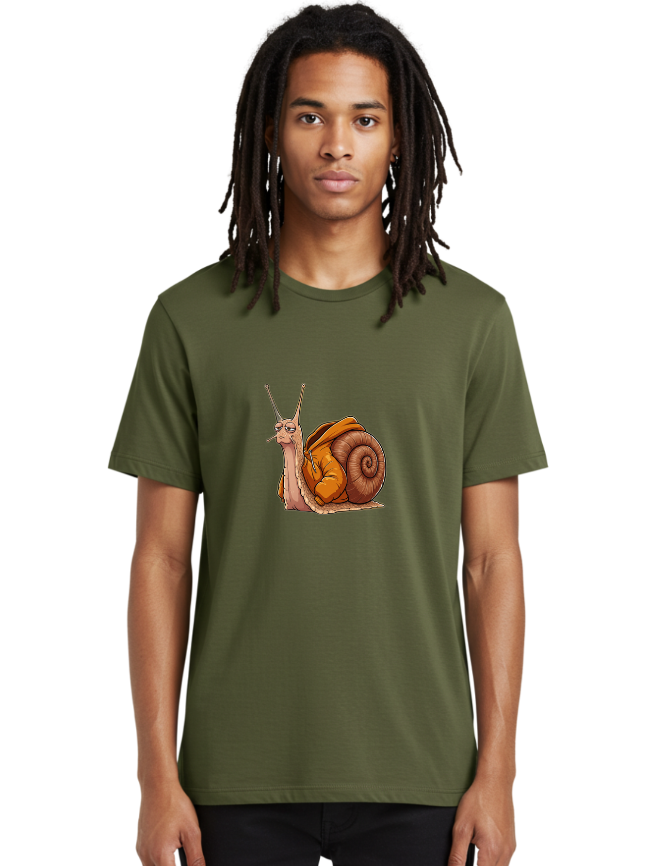 Snail-Smoking Men'S Graphic Tee, 100% Cotton, Comfortable Casual Summer Wear, Machine Washable, Vintage Camera, Old Camera, Antique Camera, Black Camera, Classic Photography, Photography Equipment, Nostalgic Device, Film Camera, Camera Art Ban563