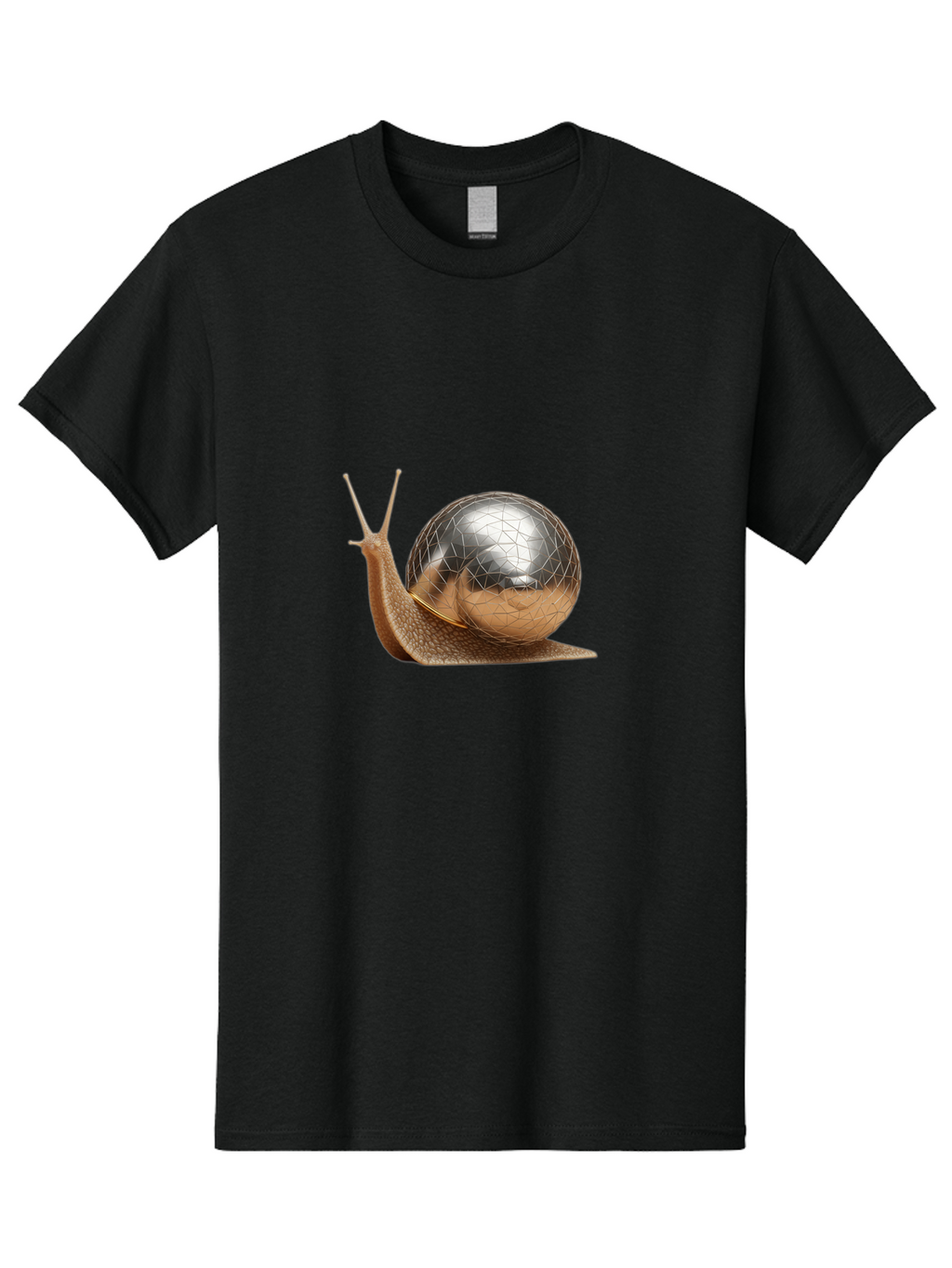 Snail-With-Chrome-Shell Men'S Graphic Tee, 100% Cotton, Comfortable Casual Summer Wear, Machine Washable, Vintage Camera, Old Camera, Antique Camera, Black Camera, Classic Photography, Photography Equipment, Nostalgic Device, Film Camera, Ban564