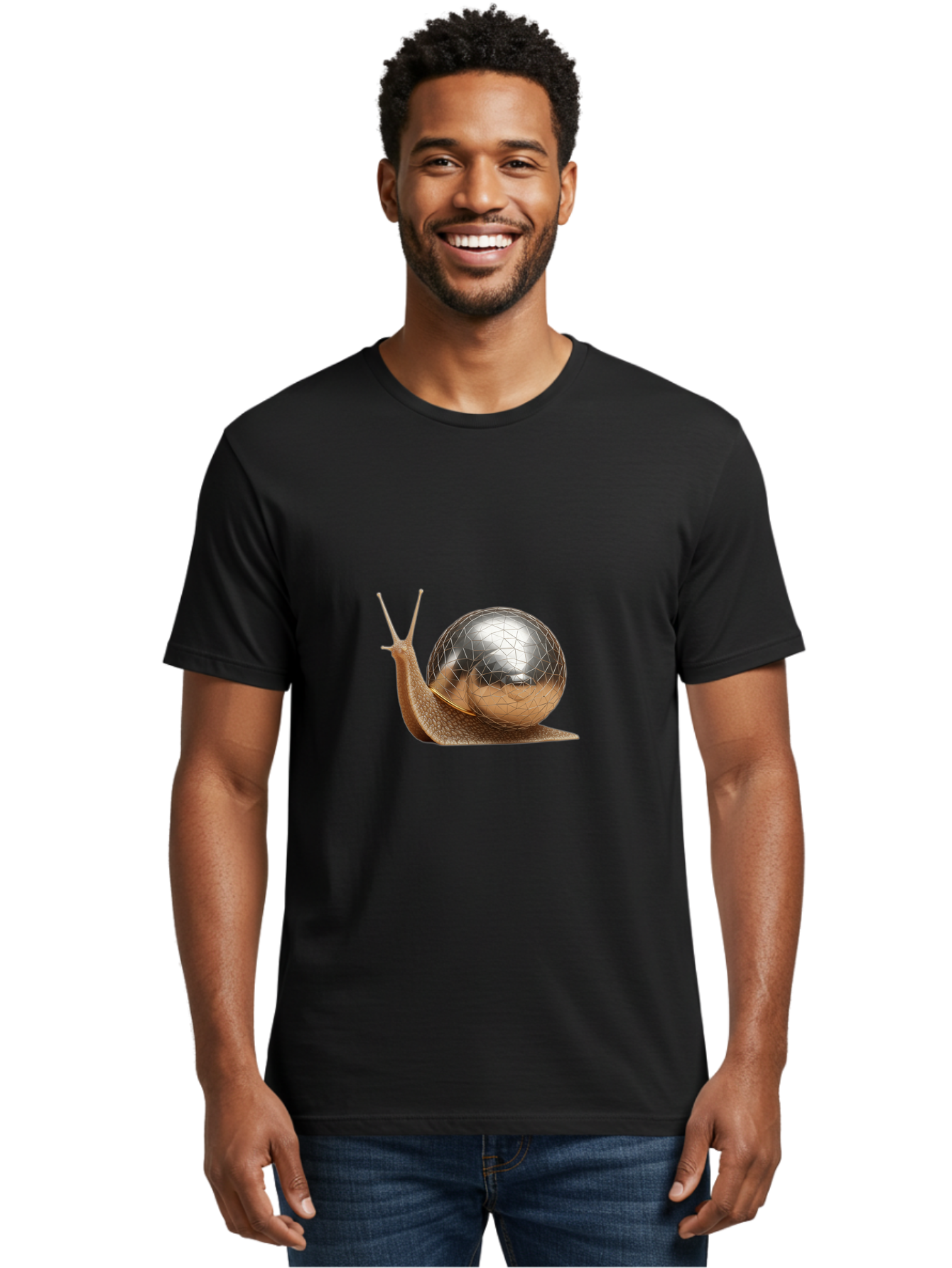 Snail-With-Chrome-Shell Men'S Graphic Tee, 100% Cotton, Comfortable Casual Summer Wear, Machine Washable, Vintage Camera, Old Camera, Antique Camera, Black Camera, Classic Photography, Photography Equipment, Nostalgic Device, Film Camera, Ban564