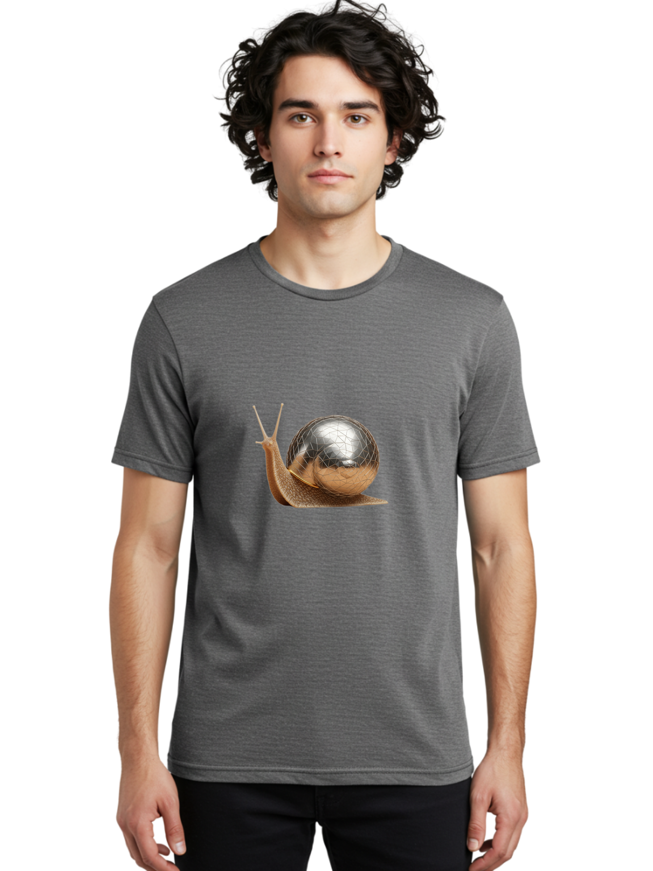Snail-With-Chrome-Shell Men'S Graphic Tee, 100% Cotton, Comfortable Casual Summer Wear, Machine Washable, Vintage Camera, Old Camera, Antique Camera, Black Camera, Classic Photography, Photography Equipment, Nostalgic Device, Film Camera, Ban564