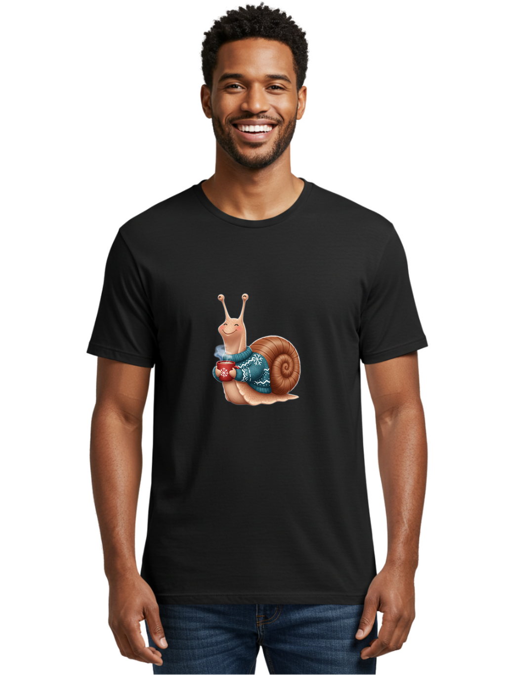 Snail-With-Coffee-Mug-1 Men'S Graphic Tee, 100% Cotton, Comfortable Casual Summer Wear, Machine Washable, Vintage Camera, Old Camera, Antique Camera, Black Camera, Classic Photography, Photography Equipment, Nostalgic Device, Film Camera, Ban565