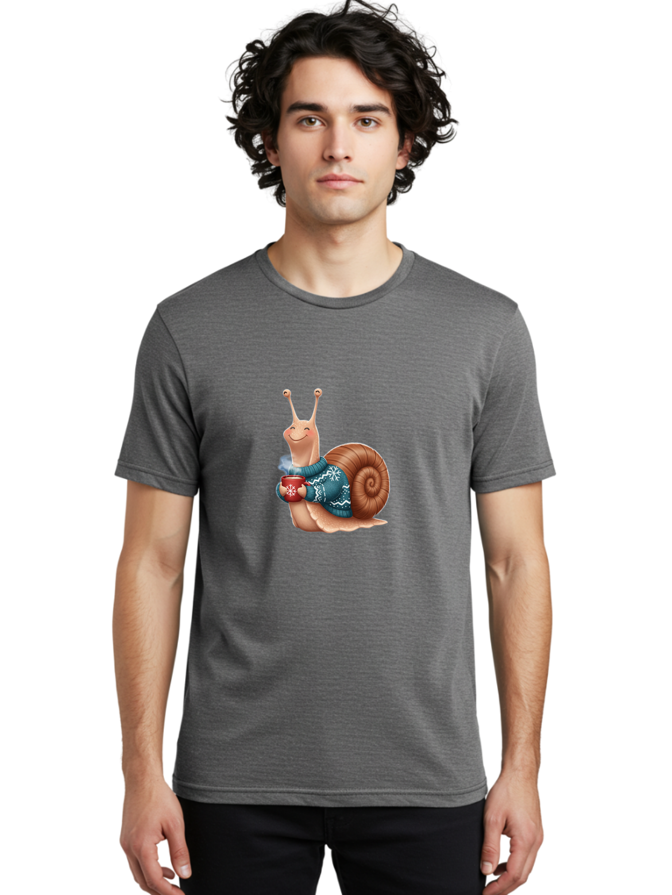 Snail-With-Coffee-Mug-1 Men'S Graphic Tee, 100% Cotton, Comfortable Casual Summer Wear, Machine Washable, Vintage Camera, Old Camera, Antique Camera, Black Camera, Classic Photography, Photography Equipment, Nostalgic Device, Film Camera, Ban565