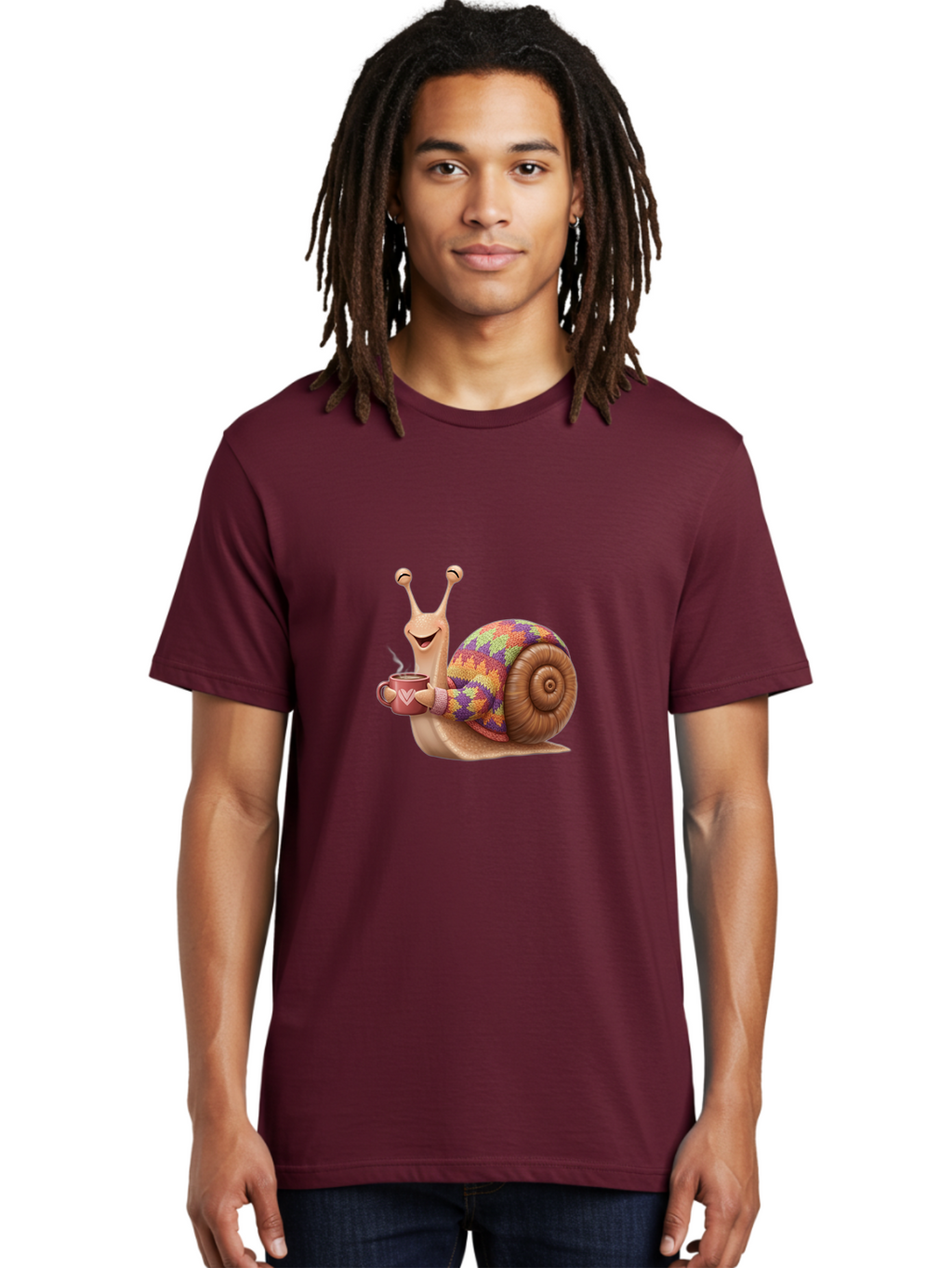 Snail-With-Coffee-Mug Men'S Graphic Tee, 100% Cotton, Comfortable Casual Summer Wear, Machine Washable, Vintage Camera, Old Camera, Antique Camera, Black Camera, Classic Photography, Photography Equipment, Nostalgic Device, Film Camera, Ban566