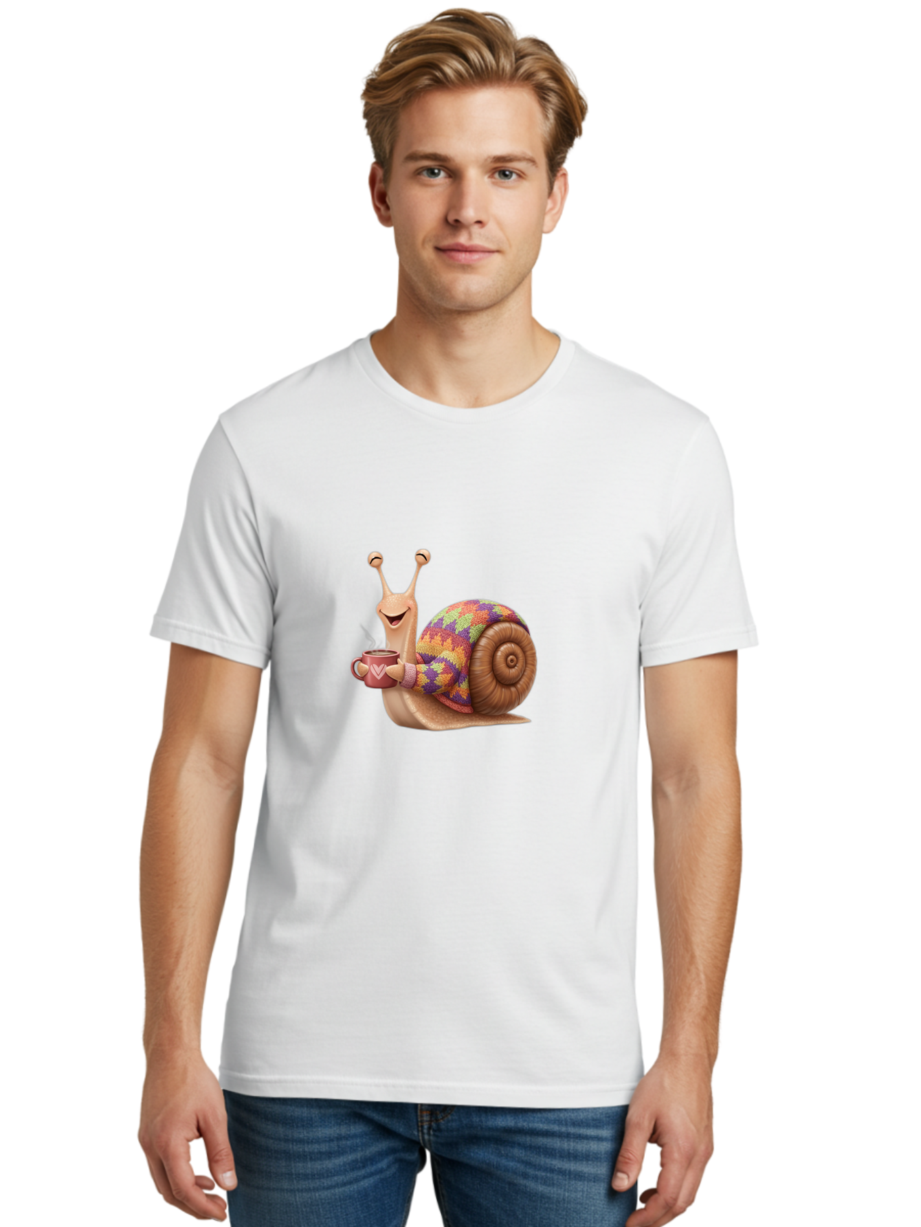 Snail-With-Coffee-Mug Men'S Graphic Tee, 100% Cotton, Comfortable Casual Summer Wear, Machine Washable, Vintage Camera, Old Camera, Antique Camera, Black Camera, Classic Photography, Photography Equipment, Nostalgic Device, Film Camera, Ban566