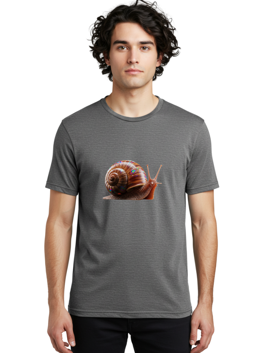 Snail-With-Rainbow-Shell Men'S Graphic Tee, 100% Cotton, Comfortable Casual Summer Wear, Machine Washable, Vintage Camera, Old Camera, Antique Camera, Black Camera, Classic Photography, Photography Equipment, Nostalgic Device, Film Camera, Ban570