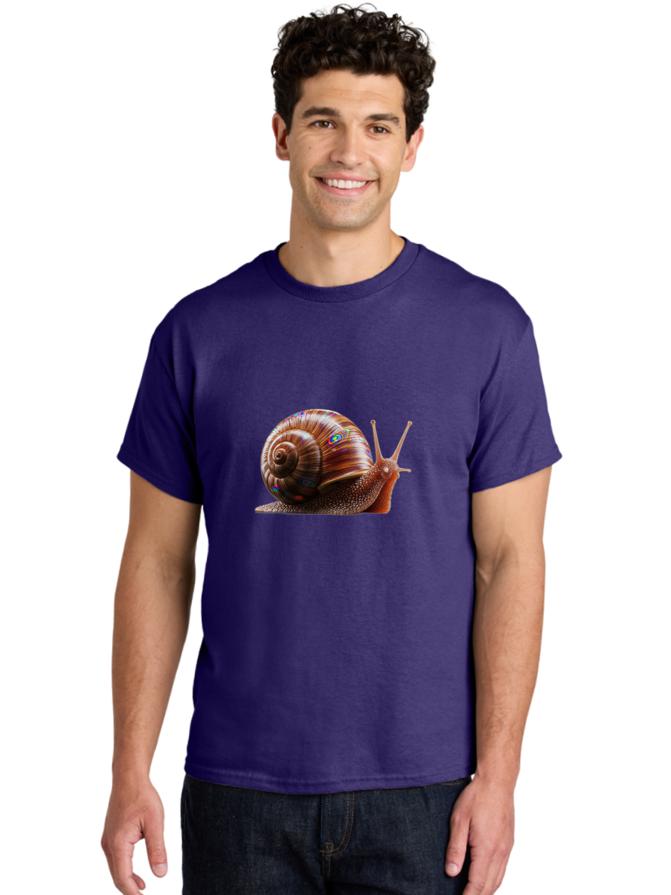 Snail-With-Rainbow-Shell Men'S Graphic Tee, 100% Cotton, Comfortable Casual Summer Wear, Machine Washable, Vintage Camera, Old Camera, Antique Camera, Black Camera, Classic Photography, Photography Equipment, Nostalgic Device, Film Camera, Ban570