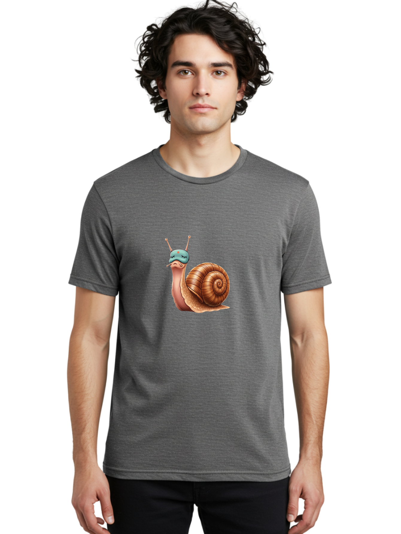 Snail-With-Sleep-Mask Men'S Graphic Tee, 100% Cotton, Comfortable Casual Summer Wear, Machine Washable, Vintage Camera, Old Camera, Antique Camera, Black Camera, Classic Photography, Photography Equipment, Nostalgic Device, Film Camera, Ban571