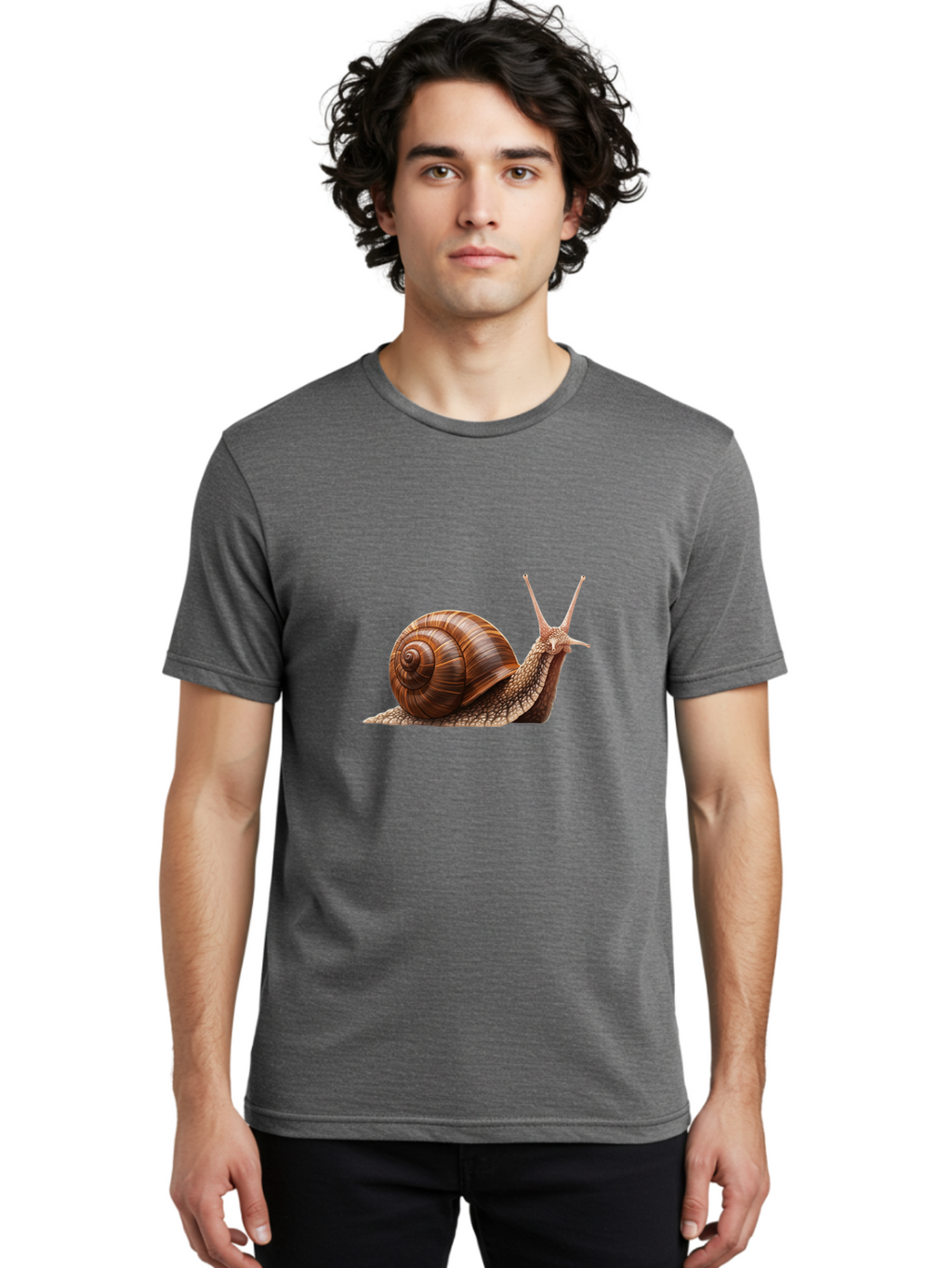 Snail Men'S Graphic Tee, 100% Cotton, Comfortable Casual Summer Wear, Machine Washable, Vintage Camera, Old Camera, Antique Camera, Black Camera, Classic Photography, Photography Equipment, Nostalgic Device, Film Camera, Camera Art Ban572