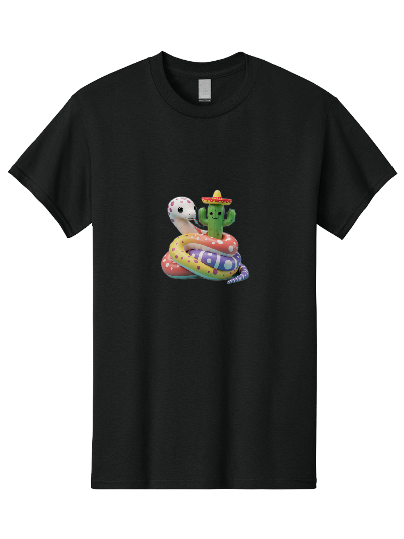 Snake-And-Cactus-1 Men'S Graphic Tee, 100% Cotton, Comfortable Casual Summer Wear, Machine Washable, Vintage Camera, Old Camera, Antique Camera, Black Camera, Classic Photography, Photography Equipment, Nostalgic Device, Film Camera, Ban573