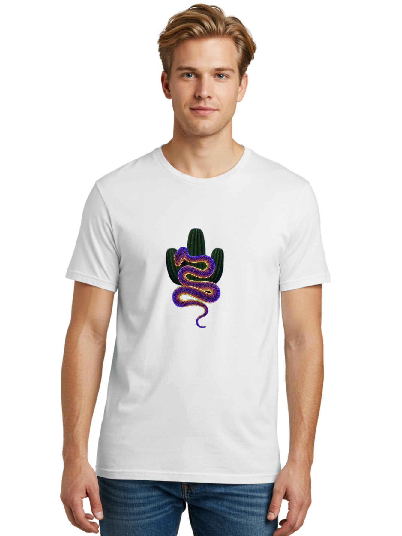 Snake-And-Cactus Men'S Graphic Tee, 100% Cotton, Comfortable Casual Summer Wear, Machine Washable, Vintage Camera, Old Camera, Antique Camera, Black Camera, Classic Photography, Photography Equipment, Nostalgic Device, Film Camera, Camera Art Ban574