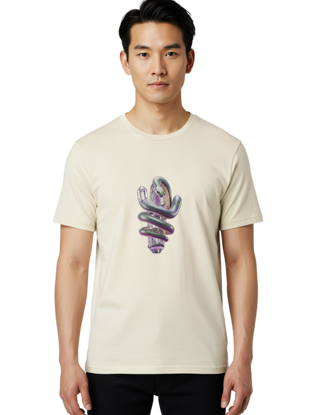 Snake-Crystal Men'S Graphic Tee, 100% Cotton, Comfortable Casual Summer Wear, Machine Washable, Vintage Camera, Old Camera, Antique Camera, Black Camera, Classic Photography, Photography Equipment, Nostalgic Device, Film Camera, Camera Art Ban576