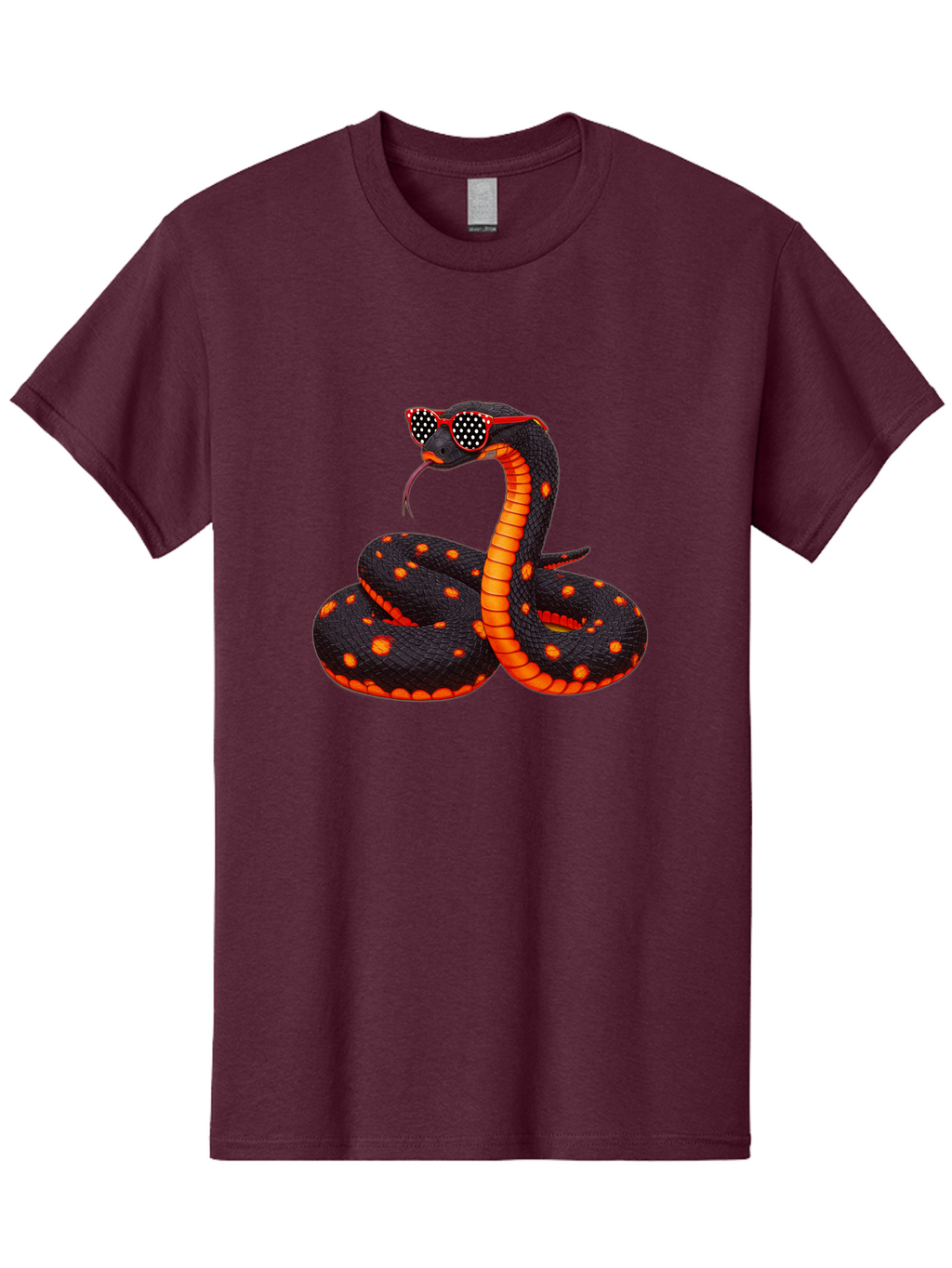 Snake-In-Sunglasses-1 Men'S Graphic Tee, 100% Cotton, Comfortable Casual Summer Wear, Machine Washable, Vintage Camera, Old Camera, Antique Camera, Black Camera, Classic Photography, Photography Equipment, Nostalgic Device, Film Camera, Ban577