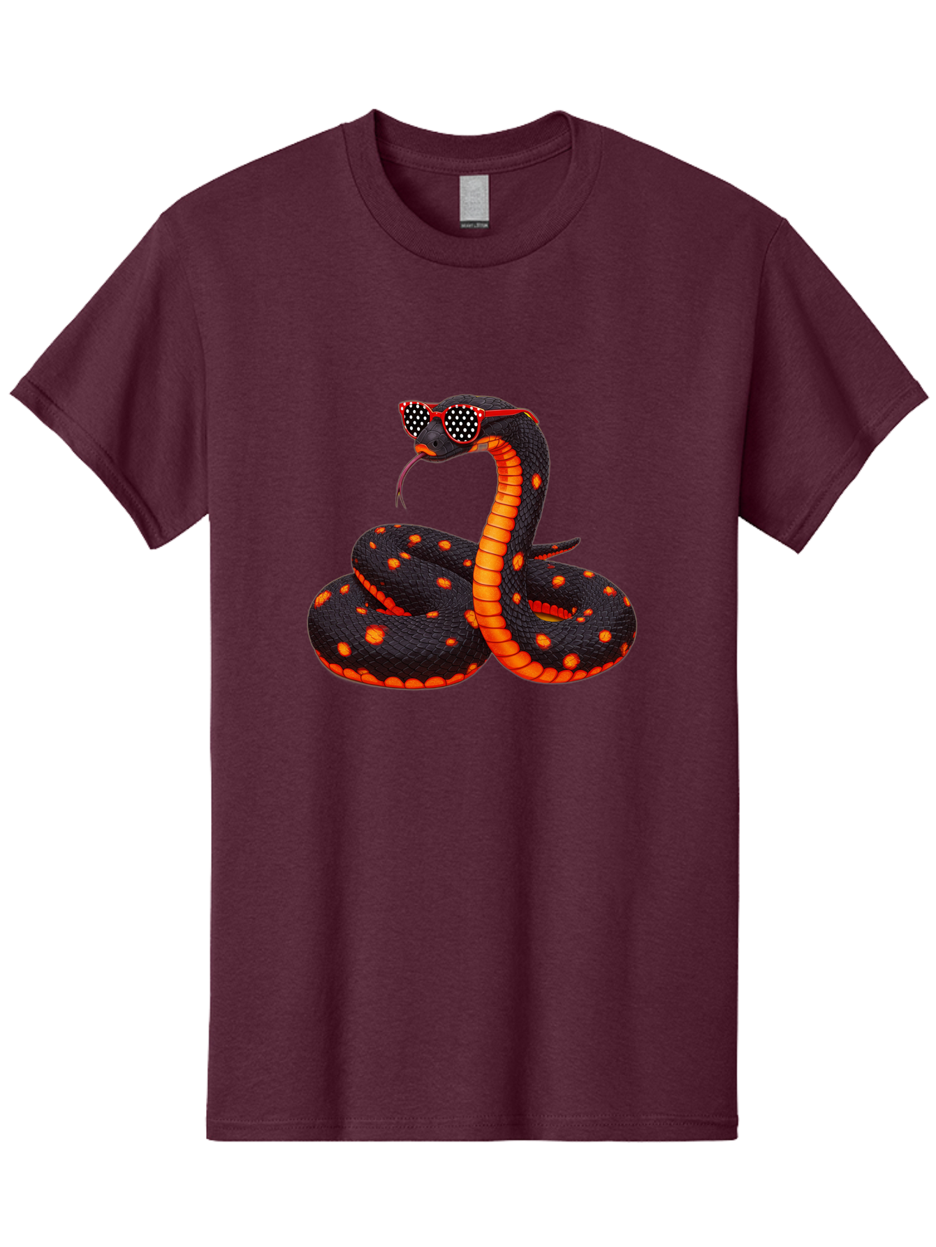 Snake-In-Sunglasses-1 Men'S Graphic Tee, 100% Cotton, Comfortable Casual Summer Wear, Machine Washable, Vintage Camera, Old Camera, Antique Camera, Black Camera, Classic Photography, Photography Equipment, Nostalgic Device, Film Camera, Ban577
