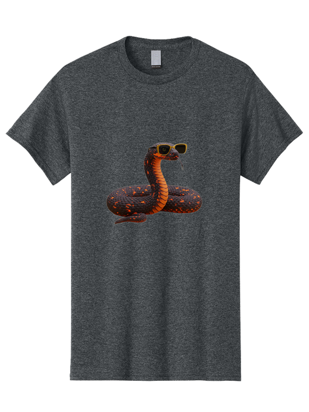 Snake-In-Sunglasses Men'S Graphic Tee, 100% Cotton, Comfortable Casual Summer Wear, Machine Washable, Vintage Camera, Old Camera, Antique Camera, Black Camera, Classic Photography, Photography Equipment, Nostalgic Device, Film Camera, Ban578