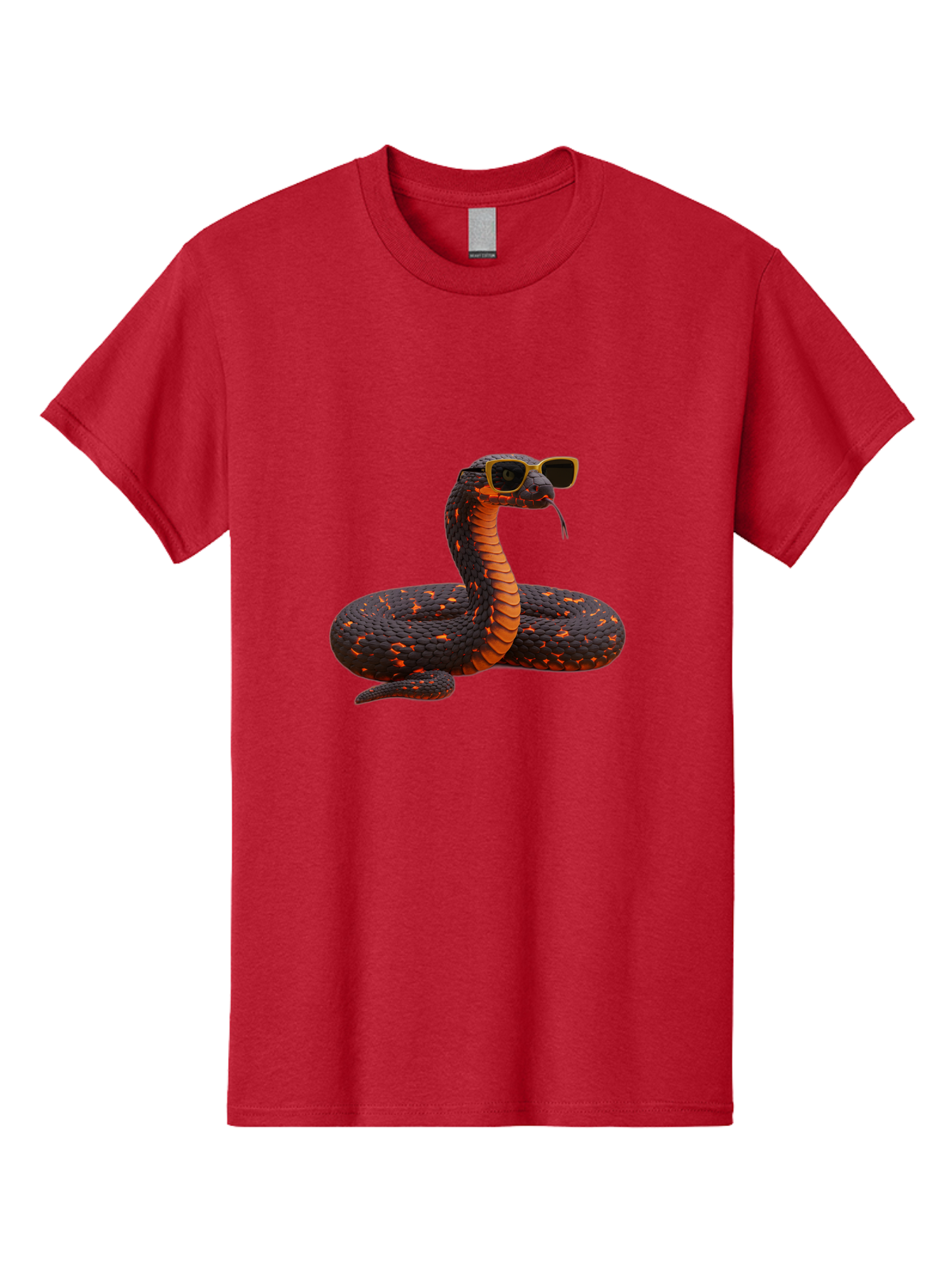 Snake-In-Sunglasses Men'S Graphic Tee, 100% Cotton, Comfortable Casual Summer Wear, Machine Washable, Vintage Camera, Old Camera, Antique Camera, Black Camera, Classic Photography, Photography Equipment, Nostalgic Device, Film Camera, Ban578