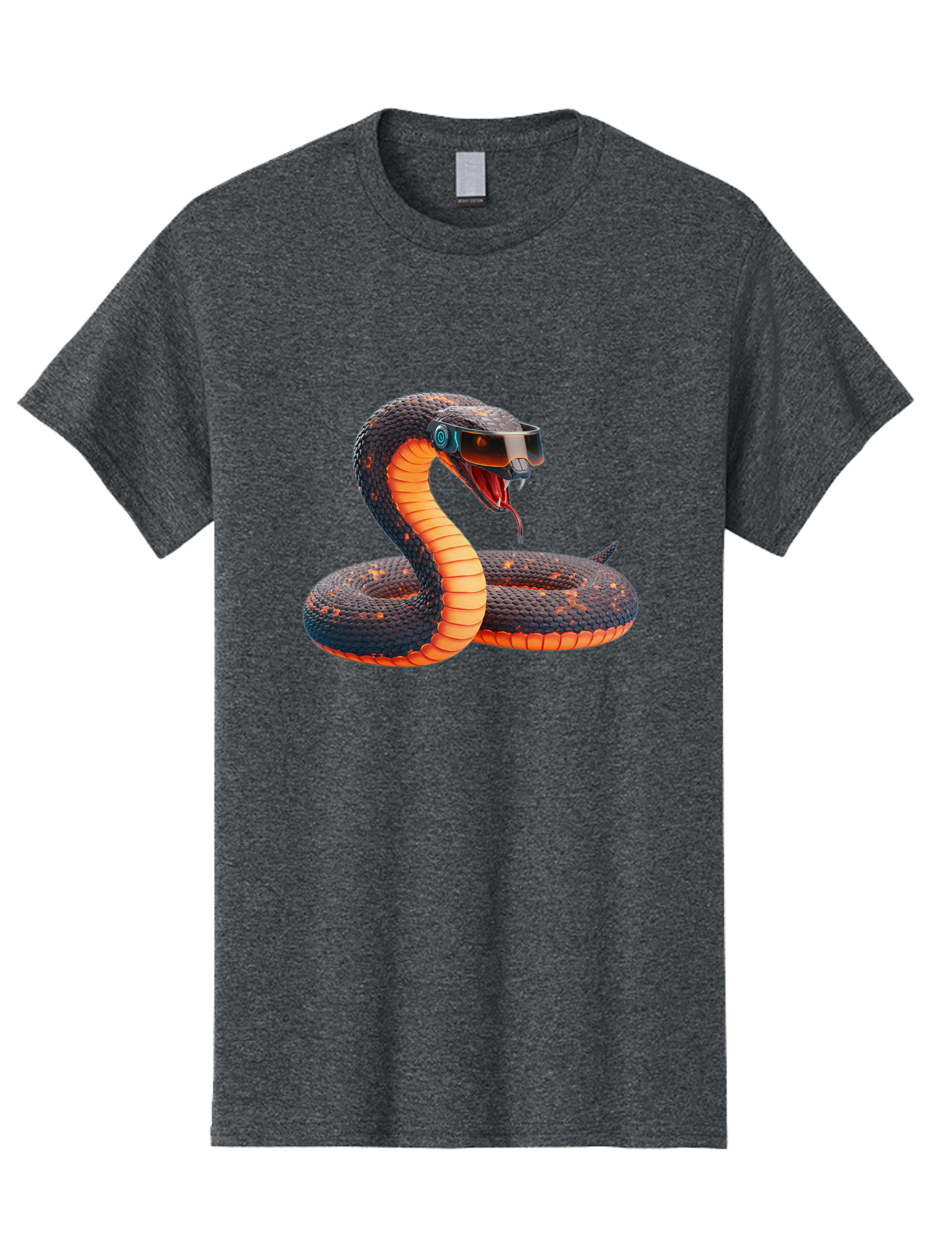 Snake-Vr-Goggles Men'S Graphic Tee, 100% Cotton, Comfortable Casual Summer Wear, Machine Washable, Vintage Camera, Old Camera, Antique Camera, Black Camera, Classic Photography, Photography Equipment, Nostalgic Device, Film Camera, Camera Art Ban581