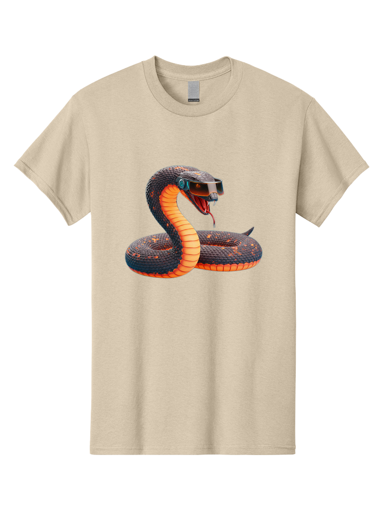 Snake-Vr-Goggles Men'S Graphic Tee, 100% Cotton, Comfortable Casual Summer Wear, Machine Washable, Vintage Camera, Old Camera, Antique Camera, Black Camera, Classic Photography, Photography Equipment, Nostalgic Device, Film Camera, Camera Art Ban581