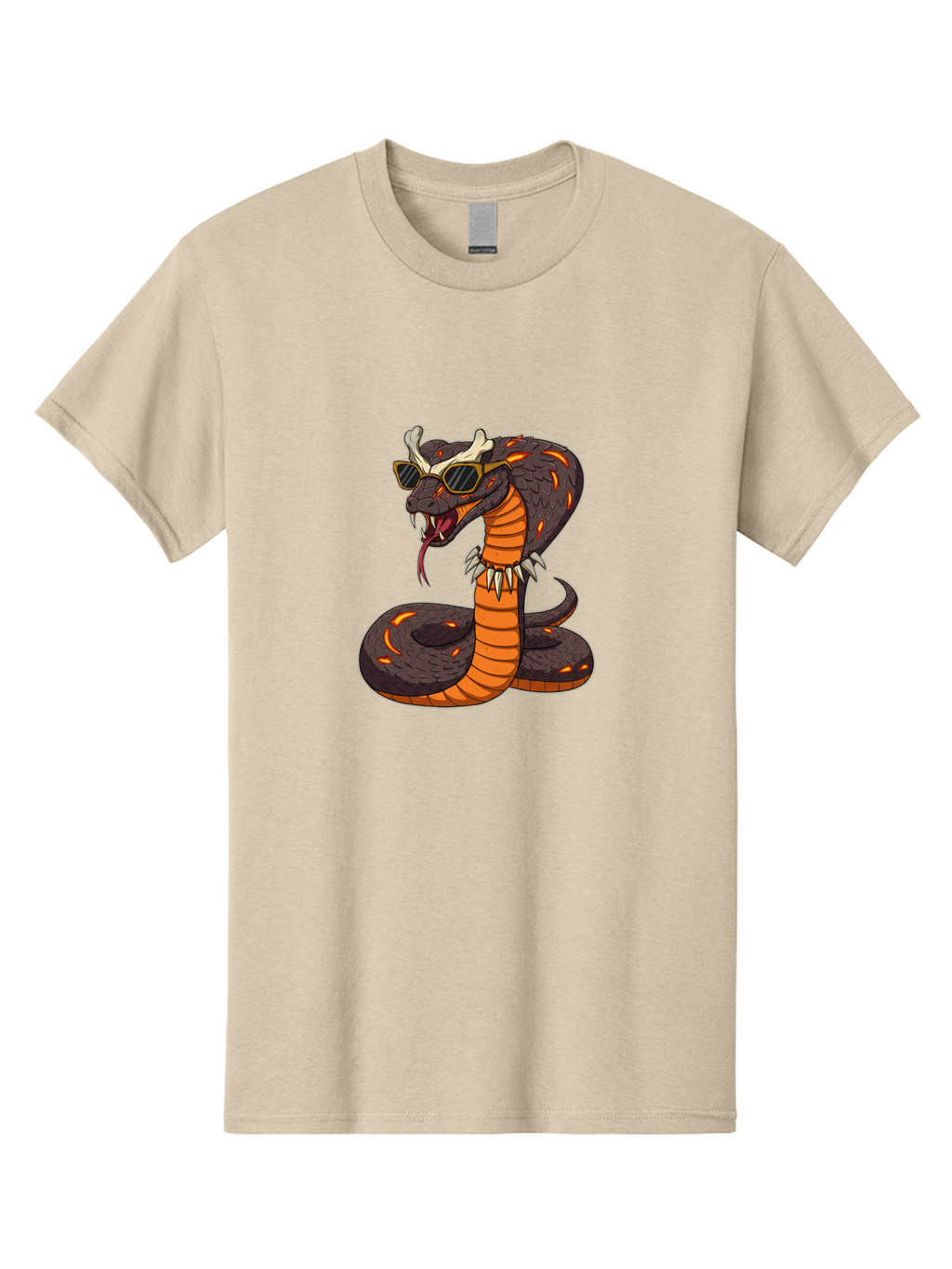 Snake-With-Sunglasses-And-Bone Men'S Graphic Tee, 100% Cotton, Comfortable Casual Summer Wear, Machine Washable, Vintage Camera, Old Camera, Antique Camera, Black Camera, Classic Photography, Photography Equipment, Nostalgic Device, Ban582