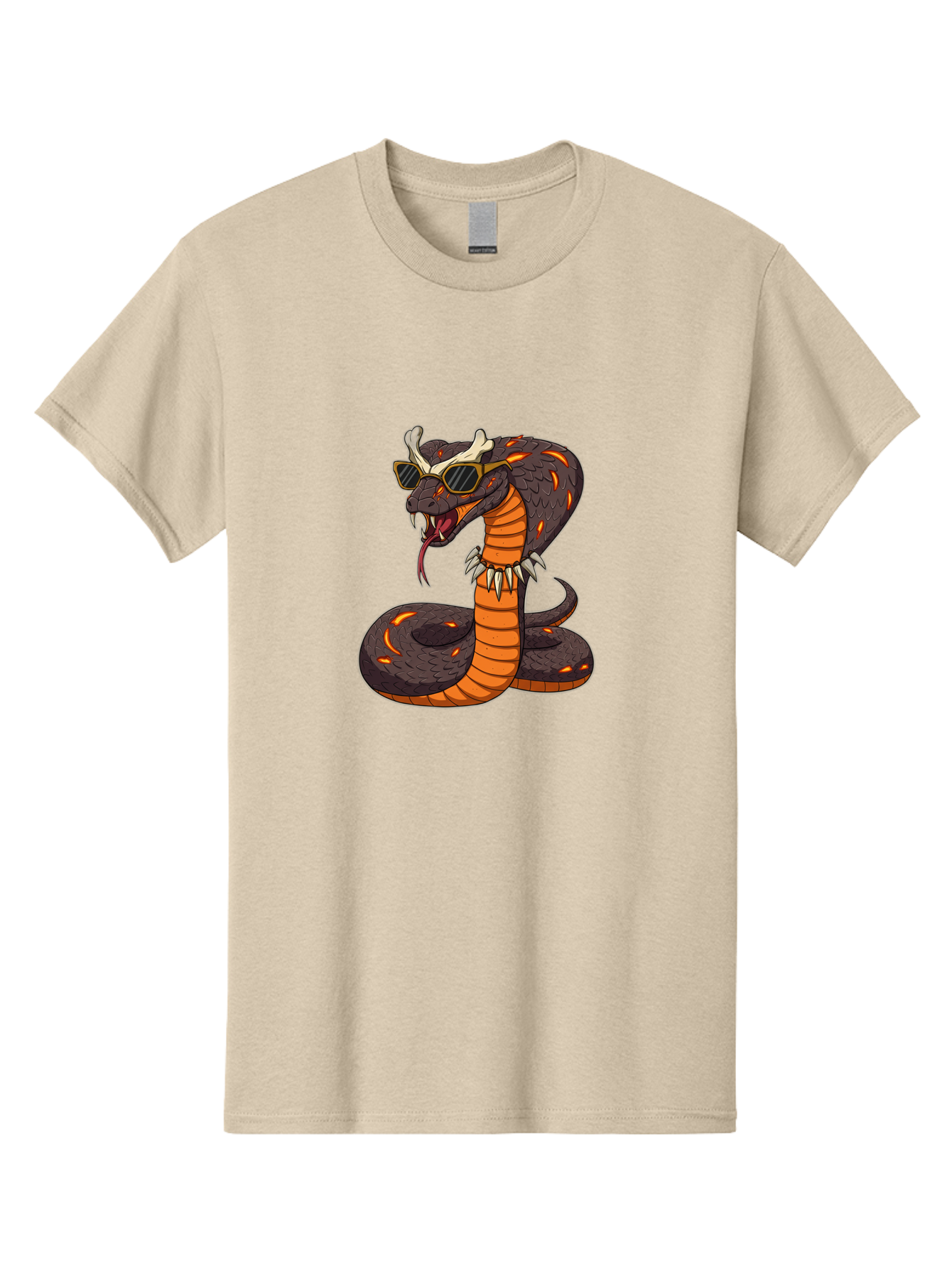 Snake-With-Sunglasses-And-Bone Men'S Graphic Tee, 100% Cotton, Comfortable Casual Summer Wear, Machine Washable, Vintage Camera, Old Camera, Antique Camera, Black Camera, Classic Photography, Photography Equipment, Nostalgic Device, Ban582