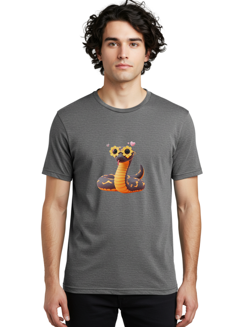 Snake-With-Sunglasses Men'S Graphic Tee, 100% Cotton, Comfortable Casual Summer Wear, Machine Washable, Vintage Camera, Old Camera, Antique Camera, Black Camera, Classic Photography, Photography Equipment, Nostalgic Device, Film Camera, Ban583