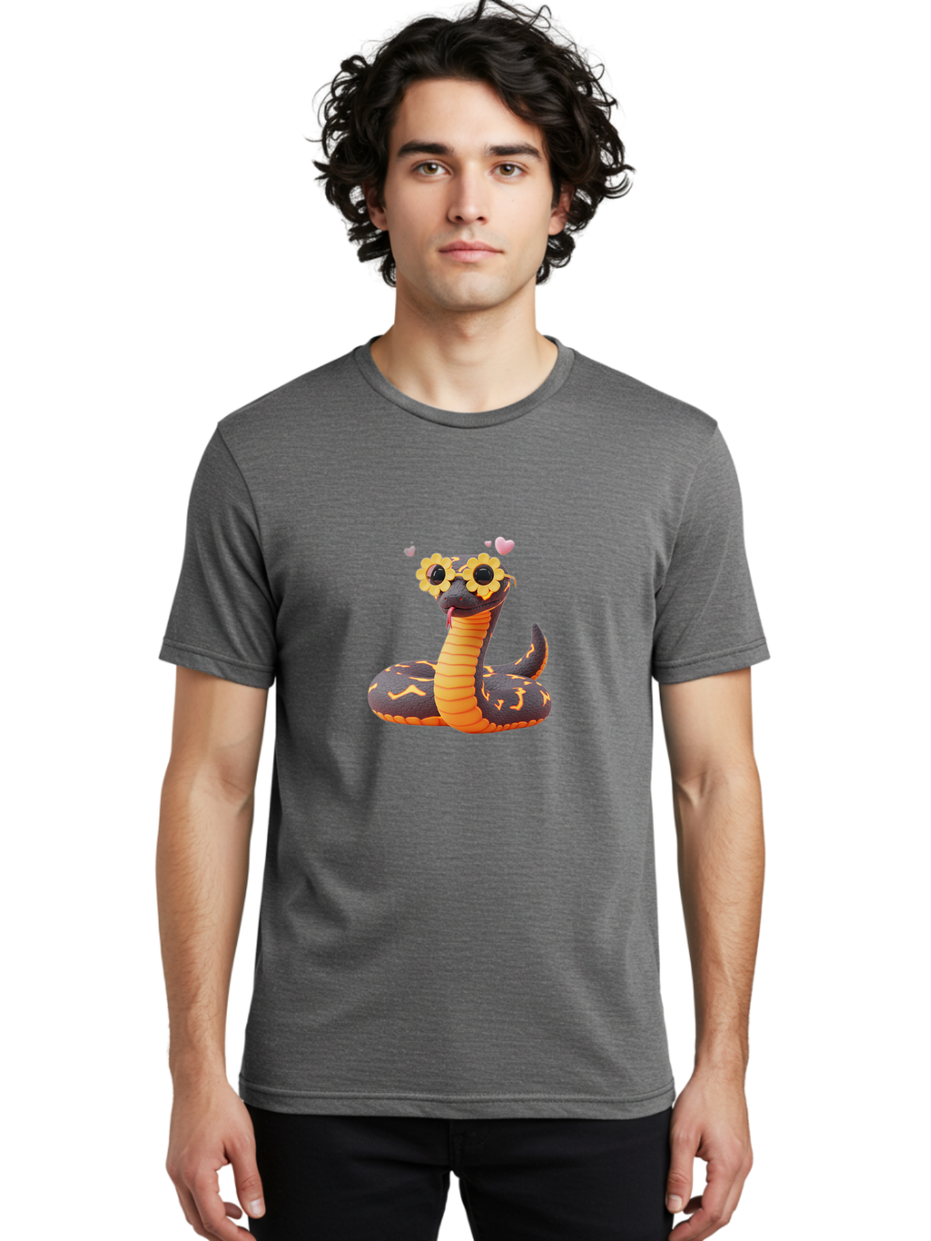 Snake-With-Sunglasses Men'S Graphic Tee, 100% Cotton, Comfortable Casual Summer Wear, Machine Washable, Vintage Camera, Old Camera, Antique Camera, Black Camera, Classic Photography, Photography Equipment, Nostalgic Device, Film Camera, Ban583