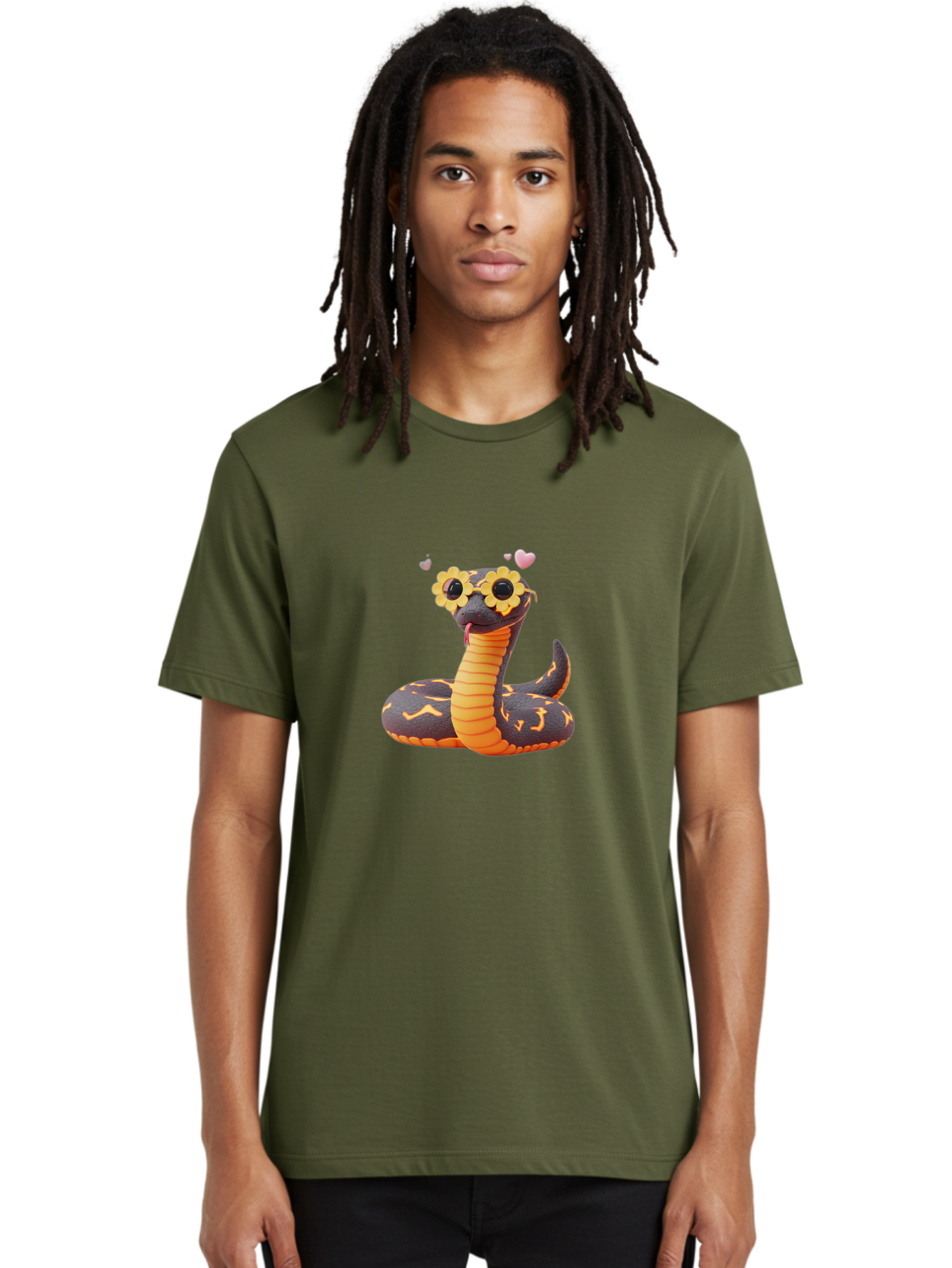 Snake-With-Sunglasses Men'S Graphic Tee, 100% Cotton, Comfortable Casual Summer Wear, Machine Washable, Vintage Camera, Old Camera, Antique Camera, Black Camera, Classic Photography, Photography Equipment, Nostalgic Device, Film Camera, Ban583