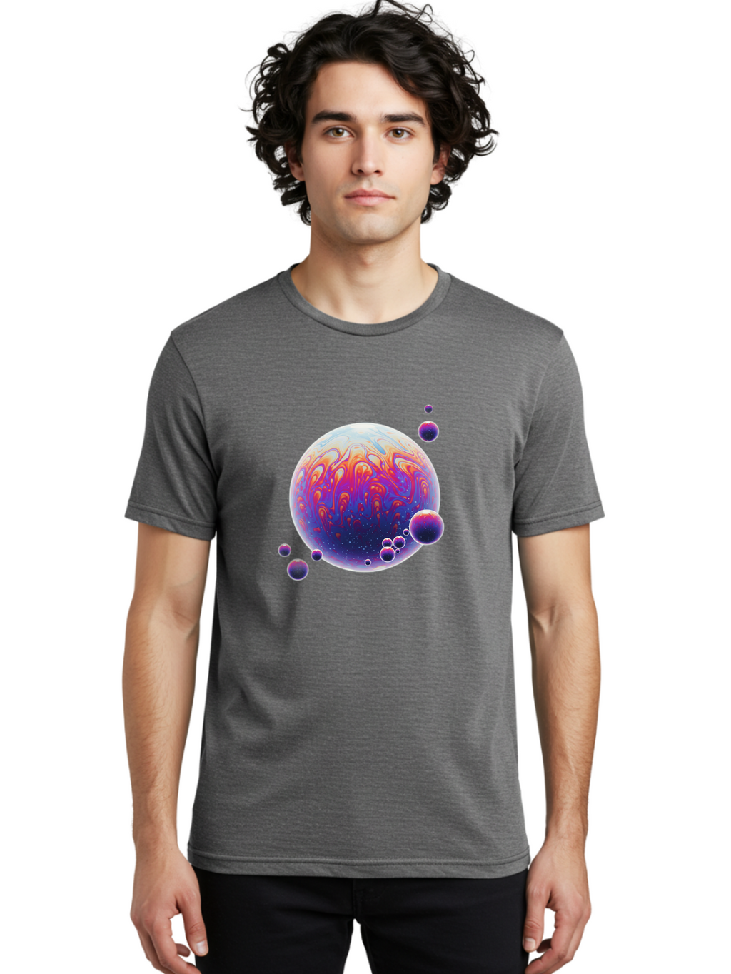 Soap-Bubbles Men'S Graphic Tee, 100% Cotton, Comfortable Casual Summer Wear, Machine Washable, Vintage Camera, Old Camera, Antique Camera, Black Camera, Classic Photography, Photography Equipment, Nostalgic Device, Film Camera, Camera Art Ban586