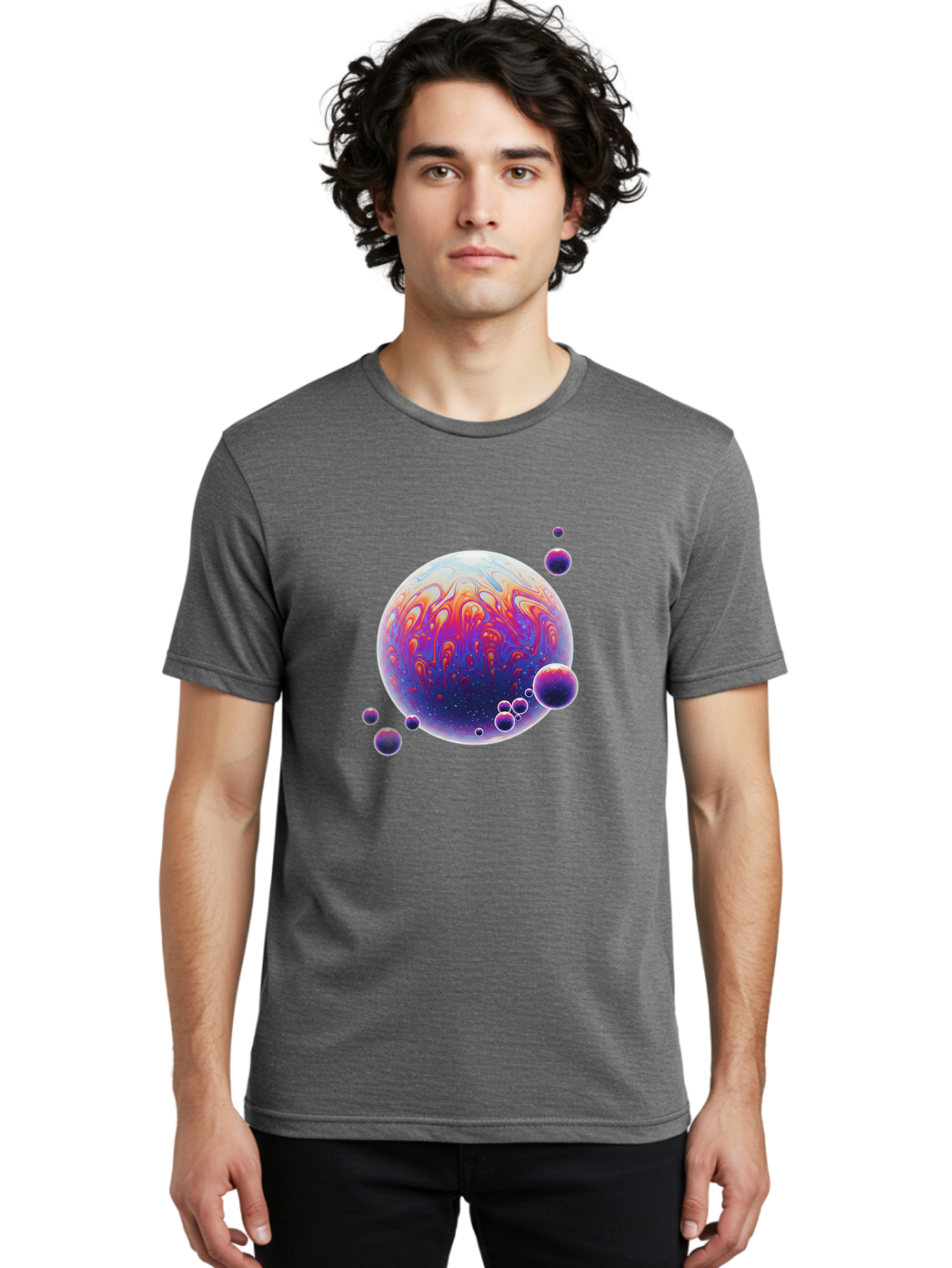 Soap-Bubbles Men'S Graphic Tee, 100% Cotton, Comfortable Casual Summer Wear, Machine Washable, Vintage Camera, Old Camera, Antique Camera, Black Camera, Classic Photography, Photography Equipment, Nostalgic Device, Film Camera, Camera Art Ban586