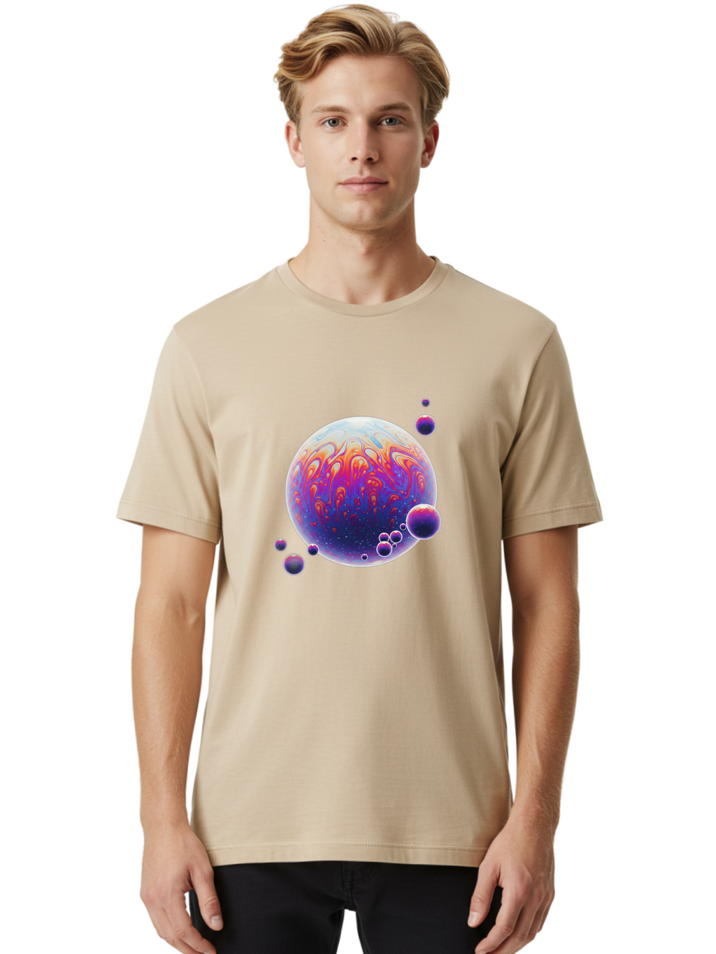 Soap-Bubbles Men'S Graphic Tee, 100% Cotton, Comfortable Casual Summer Wear, Machine Washable, Vintage Camera, Old Camera, Antique Camera, Black Camera, Classic Photography, Photography Equipment, Nostalgic Device, Film Camera, Camera Art Ban586
