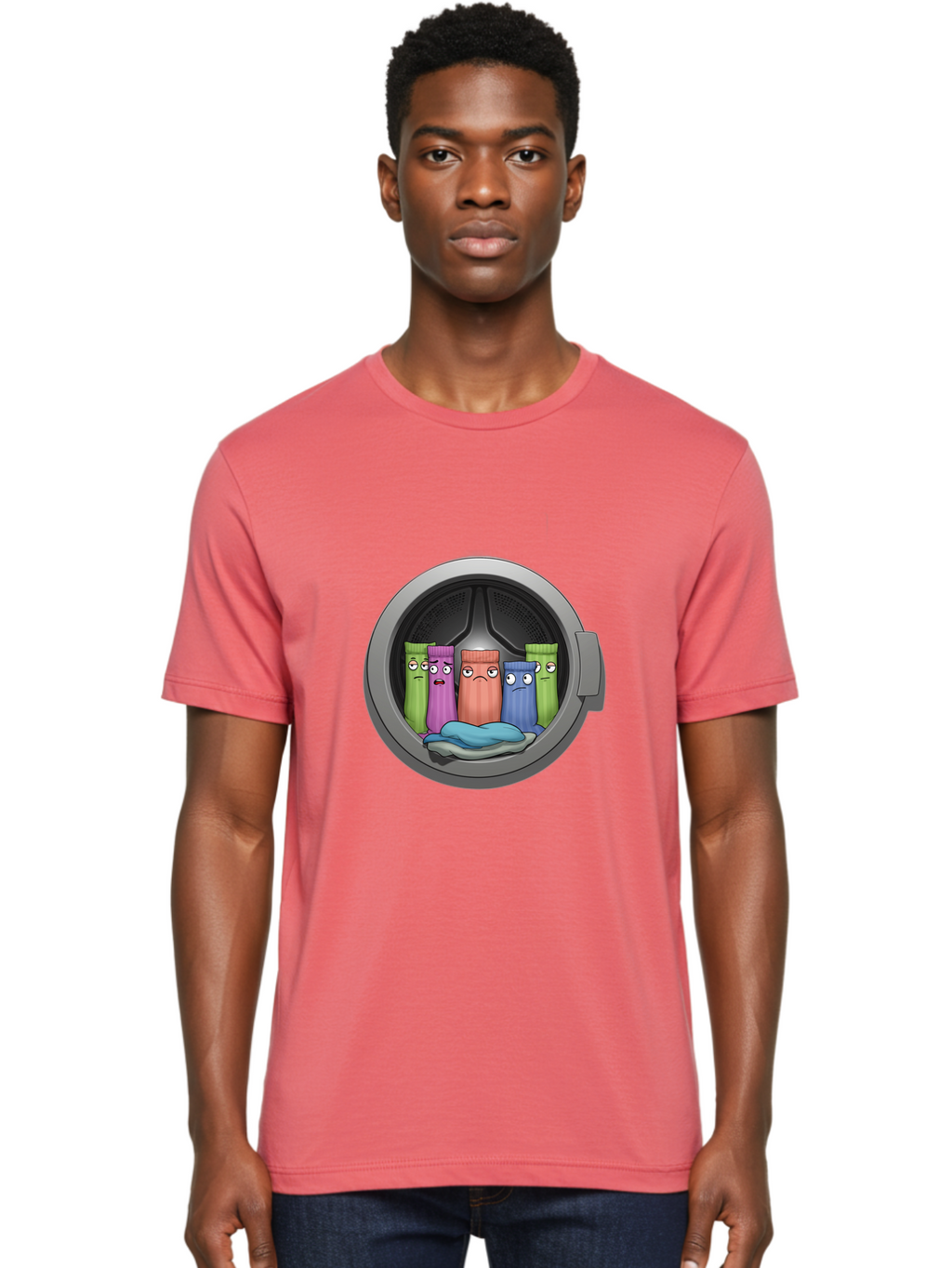 Socks-In-Washing-Machine Men'S Graphic Tee, 100% Cotton, Comfortable Casual Summer Wear, Machine Washable, Vintage Camera, Old Camera, Antique Camera, Black Camera, Classic Photography, Photography Equipment, Nostalgic Device, Film Camera, Ban587