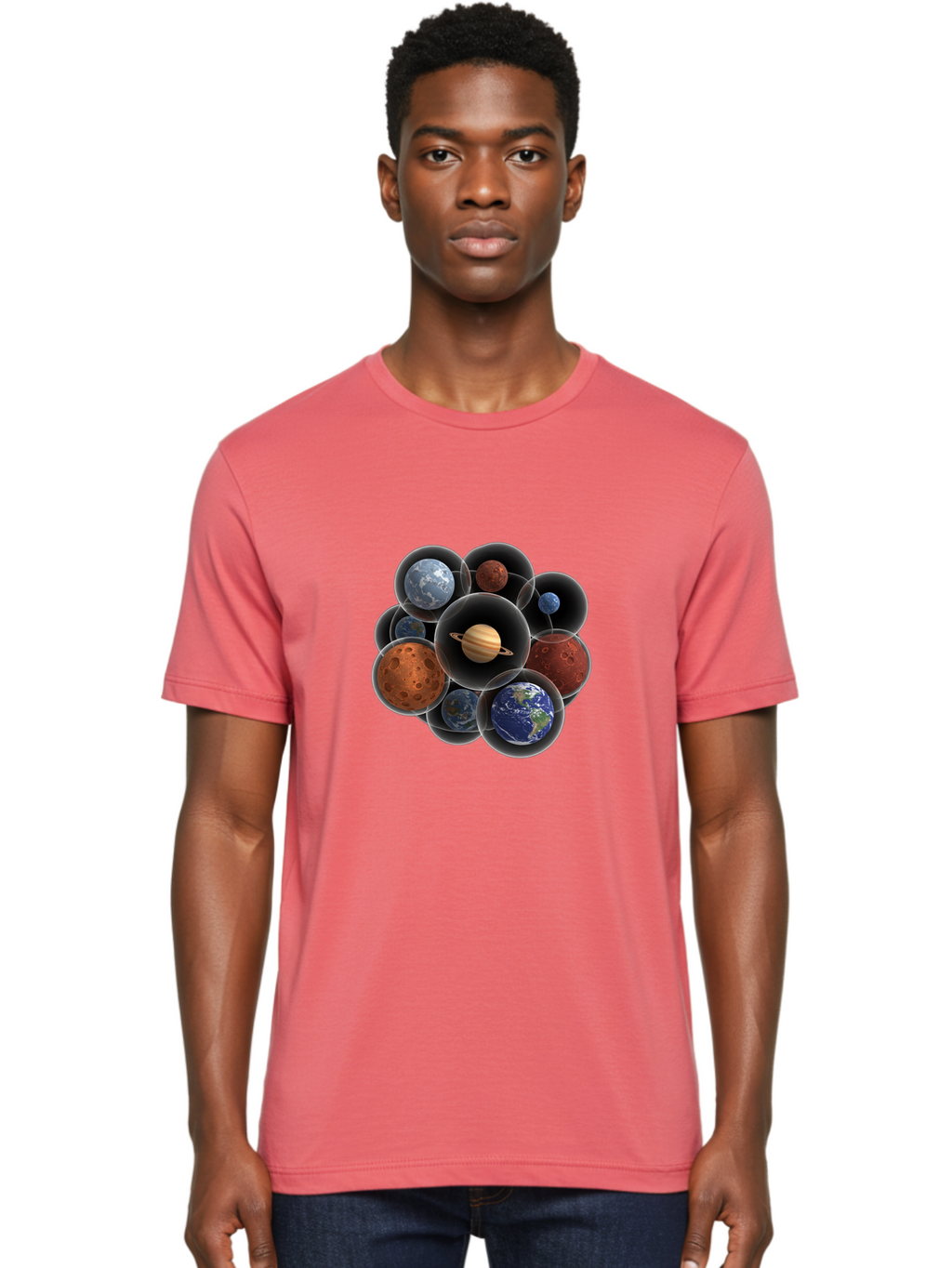 Solar-System Men'S Graphic Tee, 100% Cotton, Comfortable Casual Summer Wear, Machine Washable, Vintage Camera, Old Camera, Antique Camera, Black Camera, Classic Photography, Photography Equipment, Nostalgic Device, Film Camera, Camera Art Ban588