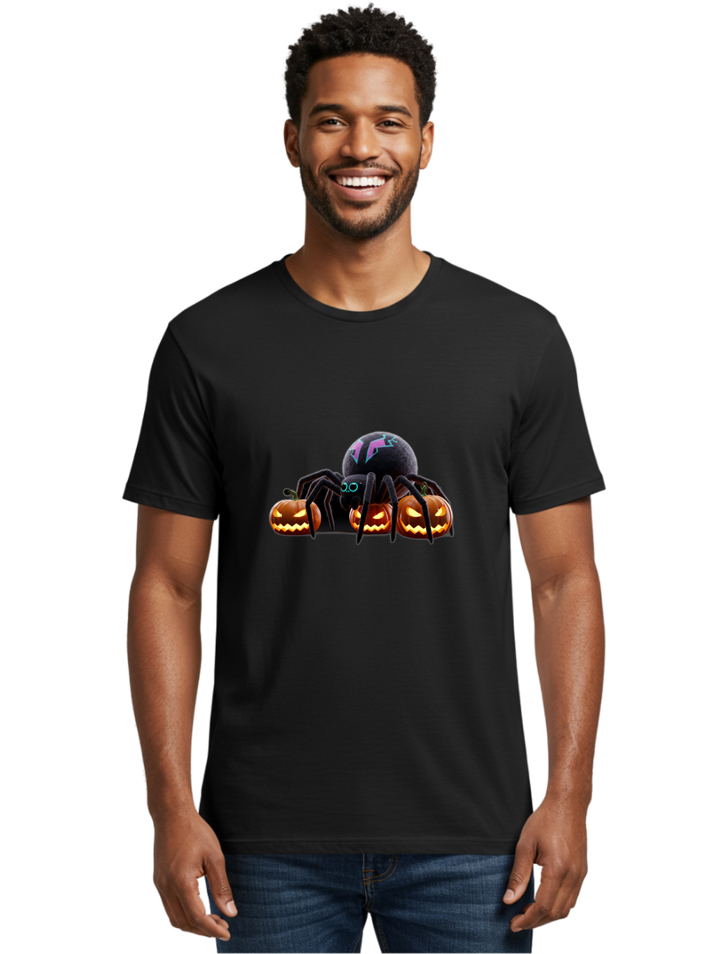 Spider-And-Pumpkins-1 Men'S Graphic Tee, 100% Cotton, Comfortable Casual Summer Wear, Machine Washable, Vintage Camera, Old Camera, Antique Camera, Black Camera, Classic Photography, Photography Equipment, Nostalgic Device, Film Camera, Ban594