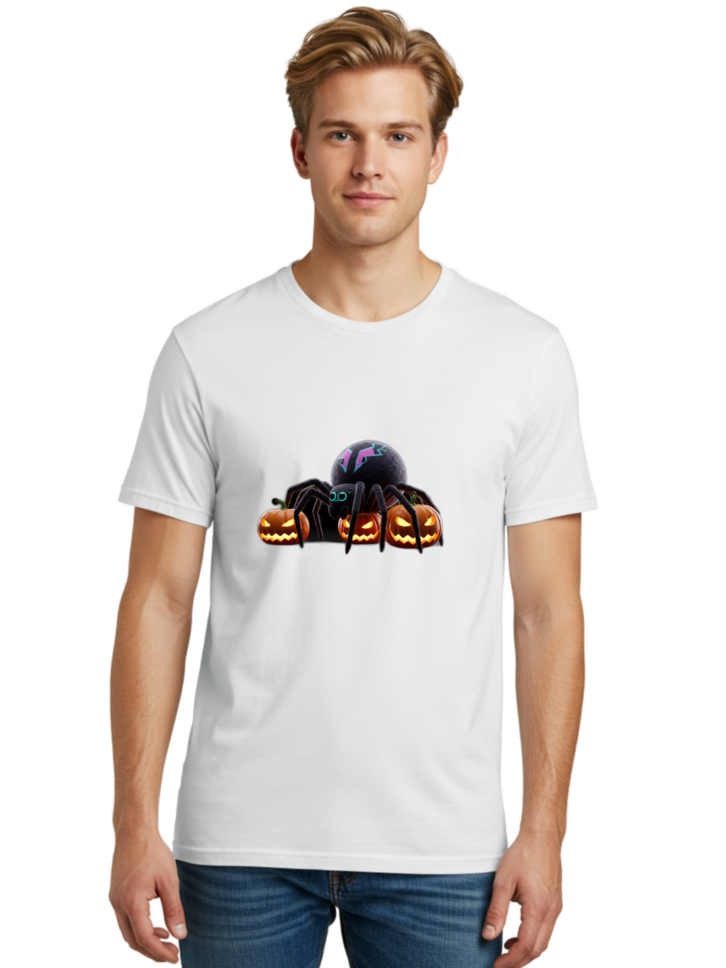 Spider-And-Pumpkins-1 Men'S Graphic Tee, 100% Cotton, Comfortable Casual Summer Wear, Machine Washable, Vintage Camera, Old Camera, Antique Camera, Black Camera, Classic Photography, Photography Equipment, Nostalgic Device, Film Camera, Ban594
