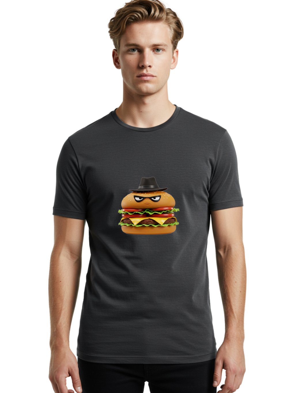 Spy-Burger Men'S Graphic Tee, 100% Cotton, Comfortable Casual Summer Wear, Machine Washable, Vintage Camera, Old Camera, Antique Camera, Black Camera, Classic Photography, Photography Equipment, Nostalgic Device, Film Camera, Camera Art Ban599