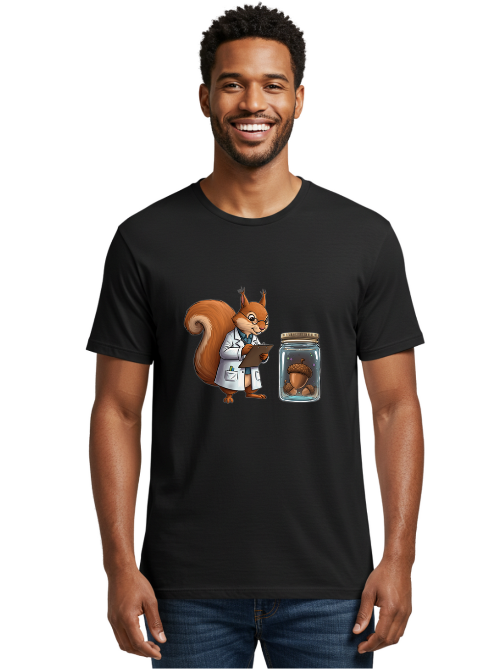 Squirrel-Scientist Men'S Graphic Tee, 100% Cotton, Comfortable Casual Summer Wear, Machine Washable, Vintage Camera, Old Camera, Antique Camera, Black Camera, Classic Photography, Photography Equipment, Nostalgic Device, Film Camera, Ban603