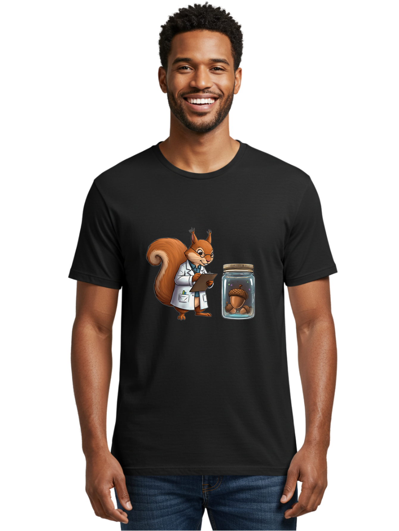 Squirrel-Scientist Men'S Graphic Tee, 100% Cotton, Comfortable Casual Summer Wear, Machine Washable, Vintage Camera, Old Camera, Antique Camera, Black Camera, Classic Photography, Photography Equipment, Nostalgic Device, Film Camera, Ban603