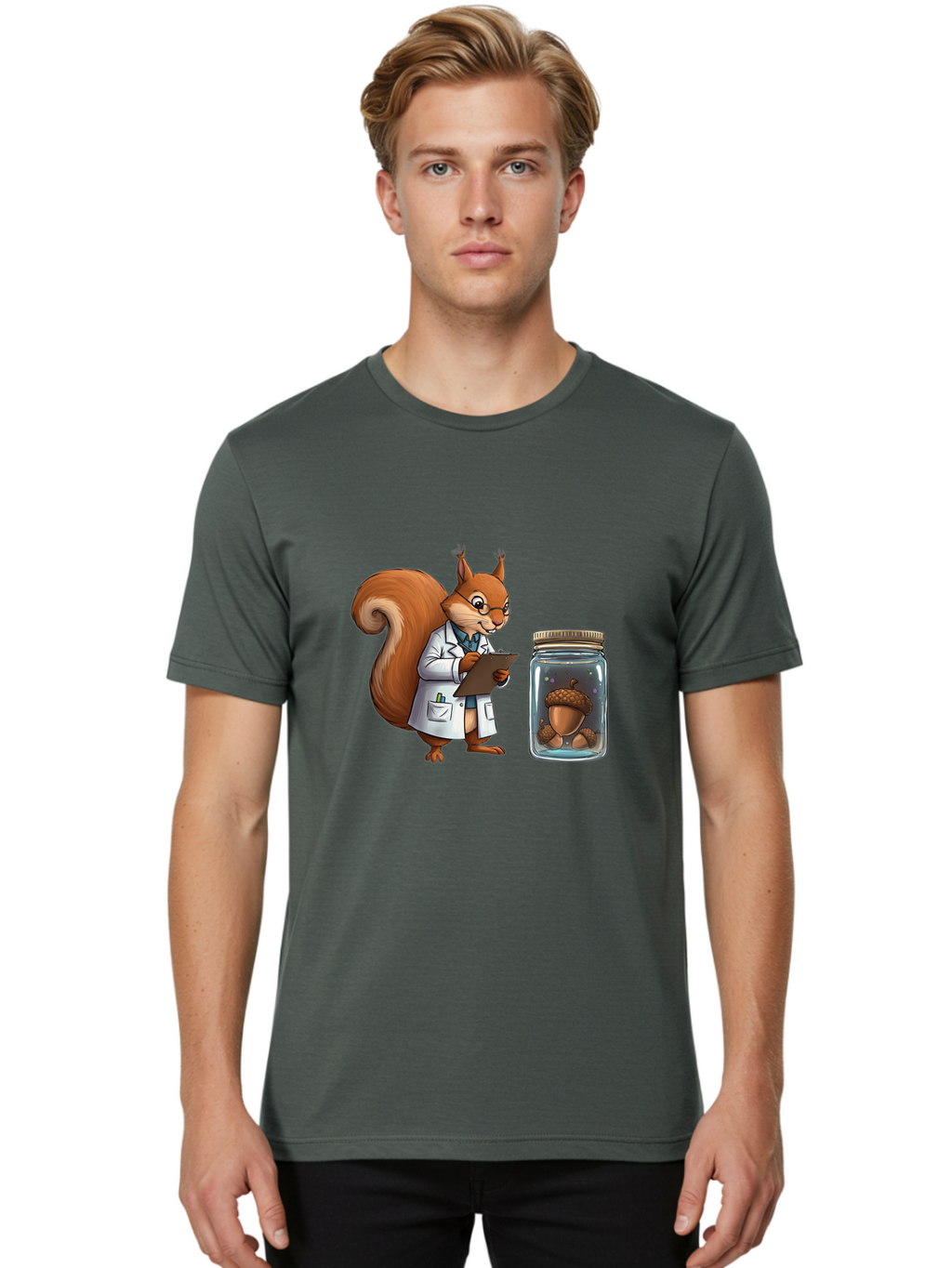 Squirrel-Scientist Men'S Graphic Tee, 100% Cotton, Comfortable Casual Summer Wear, Machine Washable, Vintage Camera, Old Camera, Antique Camera, Black Camera, Classic Photography, Photography Equipment, Nostalgic Device, Film Camera, Ban603