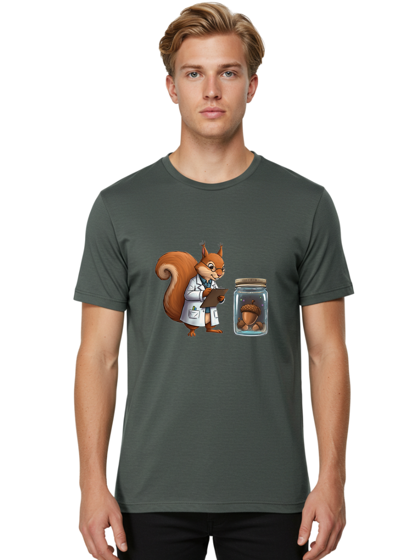 Squirrel-Scientist Men'S Graphic Tee, 100% Cotton, Comfortable Casual Summer Wear, Machine Washable, Vintage Camera, Old Camera, Antique Camera, Black Camera, Classic Photography, Photography Equipment, Nostalgic Device, Film Camera, Ban603